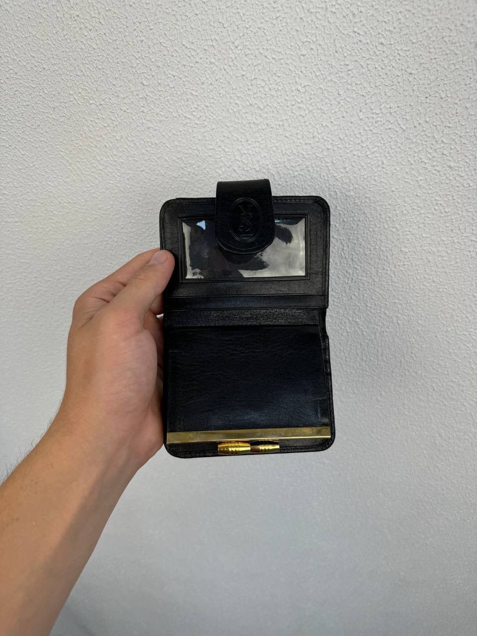 Vintage × Yves Saint Laurent Yvette Saint Laurent Vintage 90s Leather Wallet Size ONE SIZE - 6 Thumbnail