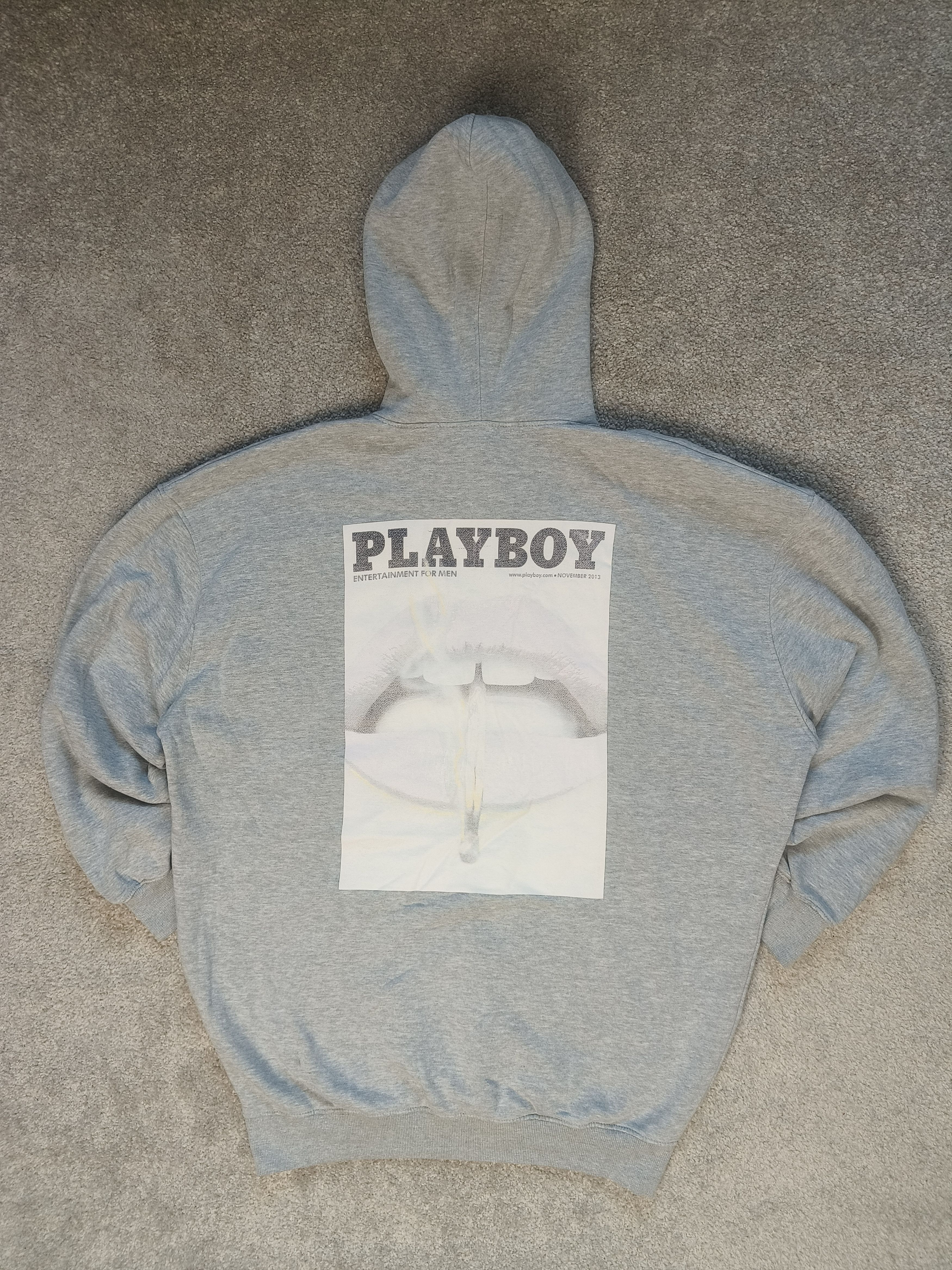 Playboy PLAYBOY x MISSGUIDED Oversized Lip Faded Print Hoodie Size US XL / EU 56 / 4 - 1 Thumbnail