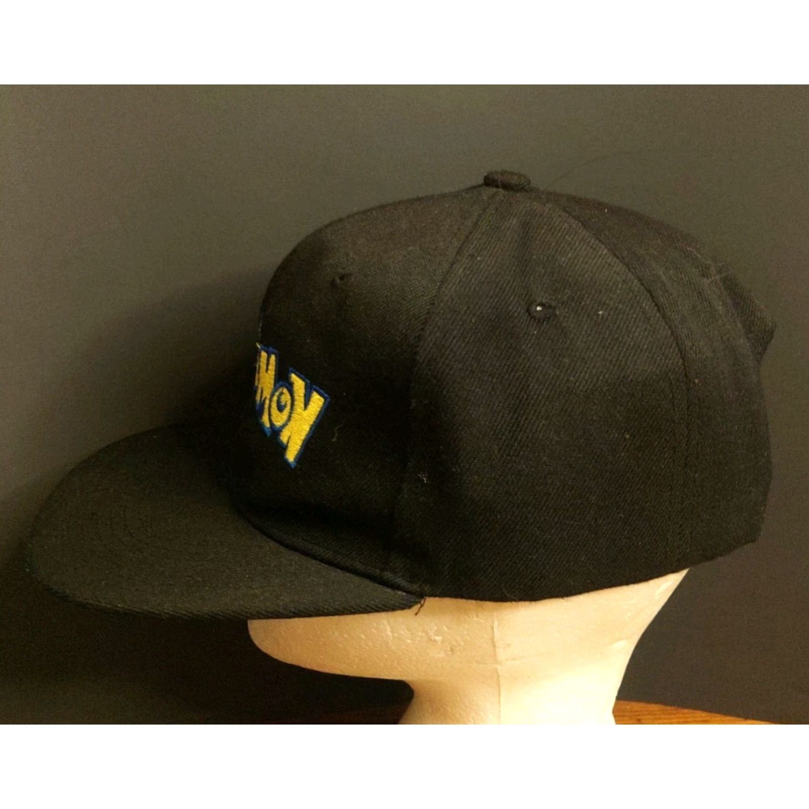 Greats Pokemon Hat Baseball Cap Black Heavy Cotton Snapback Unisex Adults Adjustable Size ONE SIZE - 4 Thumbnail