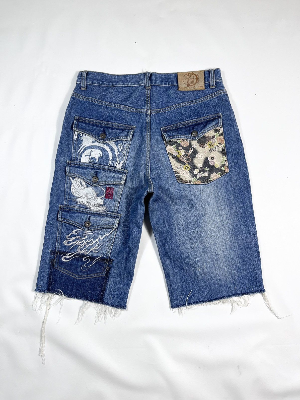 Karakuri Tamashii KARAKURI MULTIPOCKET SHORT PANTS DENIM Size US 32 / EU 48 - 2 Thumbnail