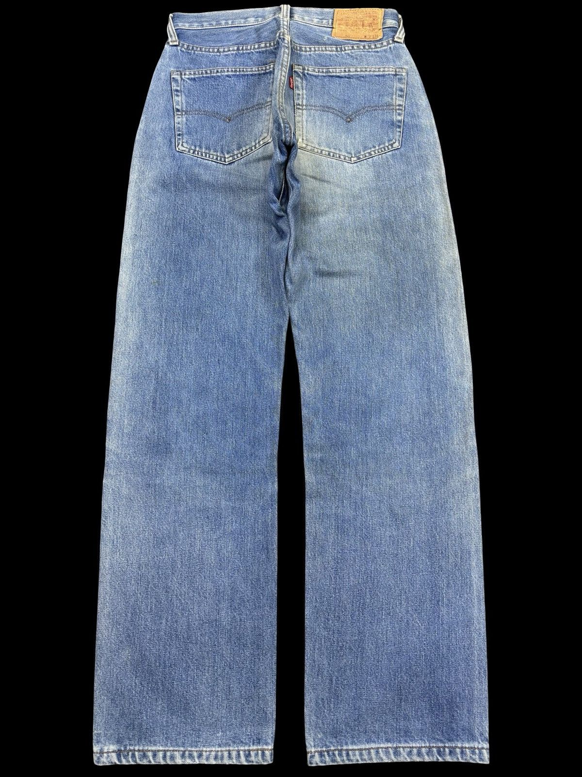 Levi's Vintage Clothing Vintage 90s LEVIS 501 Capital E Denim F802 Size US 27 - 2 Thumbnail