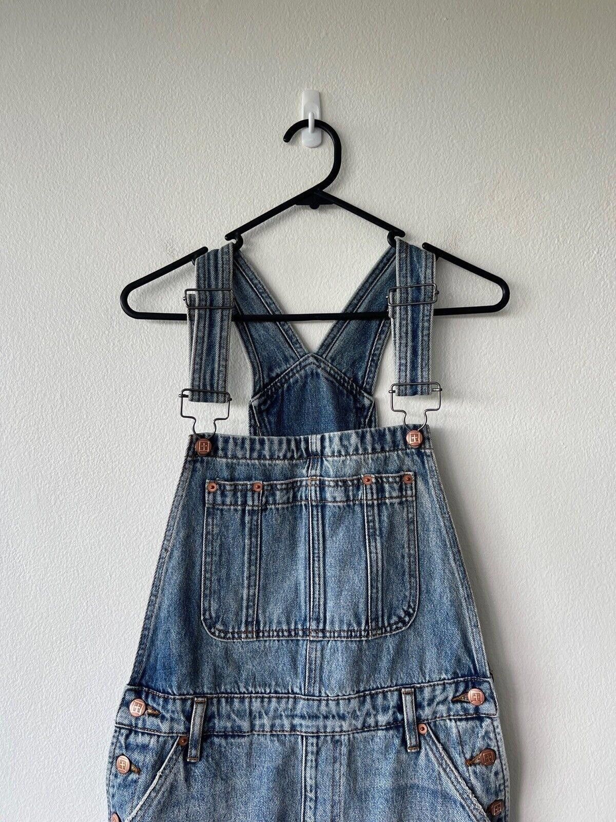 Ksubi new Ksubi womens dress jumpsuit shorts denim overall 24 6 Size 24" / US 00 / IT 34 - 2 Thumbnail
