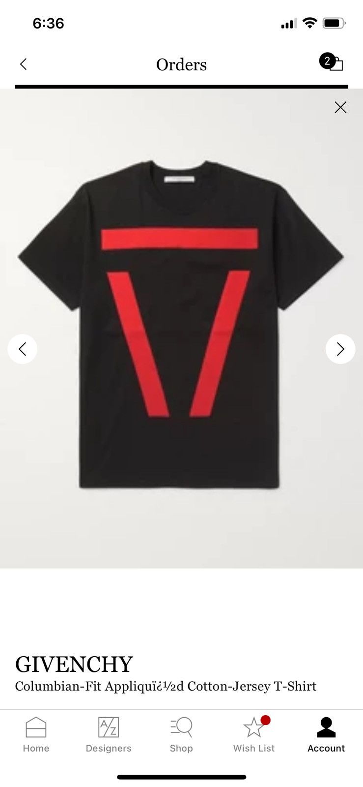Givenchy Givenchy-Columbian Fit Appliqué Cotton Jersey T-Shirt Size US L / EU 52-54 / 3 - 4 Thumbnail