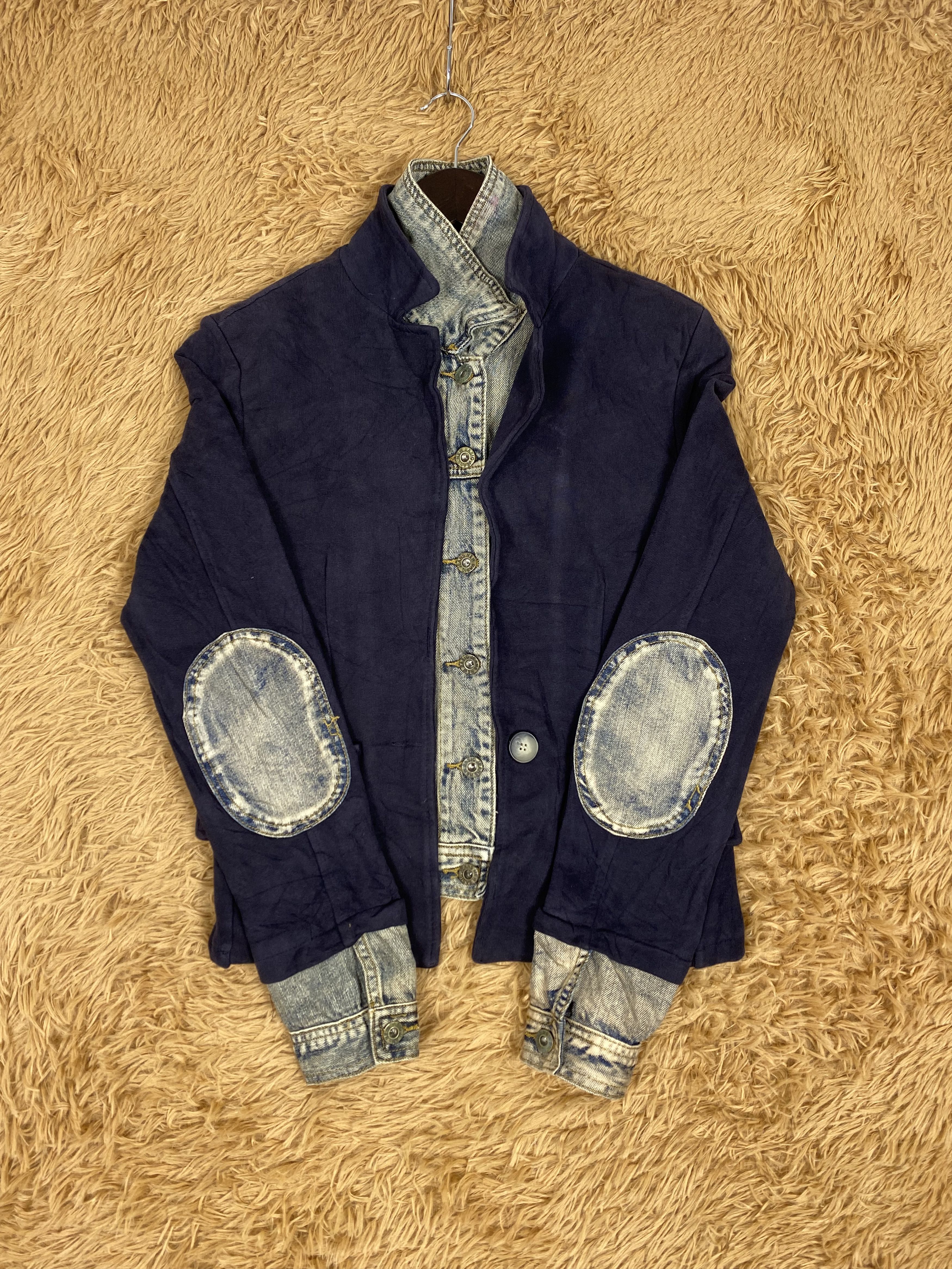 Japanese Brand × Vintage Vintage Japanese Brand Half Denim Jacket Size US S / EU 44-46 / 1 - 4 Thumbnail