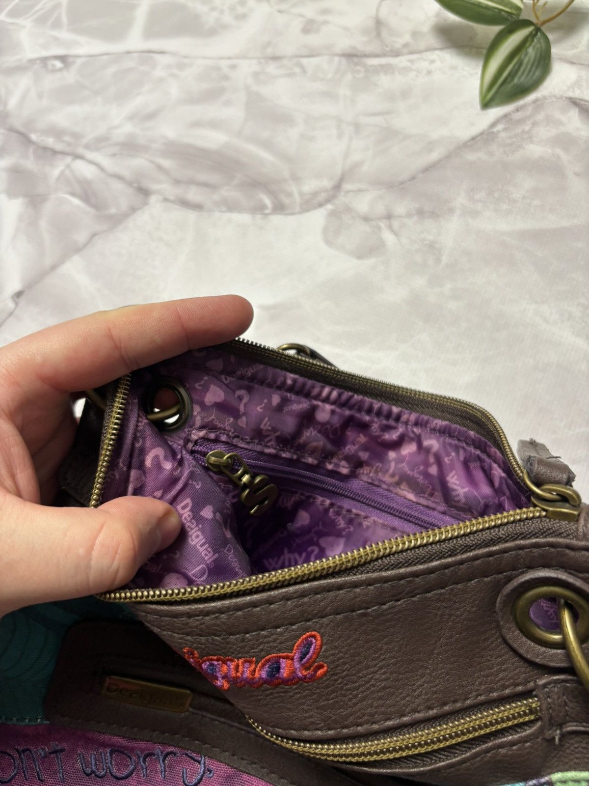 Desigual Desigual Floral Boho Messenger Crossbody Bag Multicolor Size ONE SIZE - 10 Thumbnail