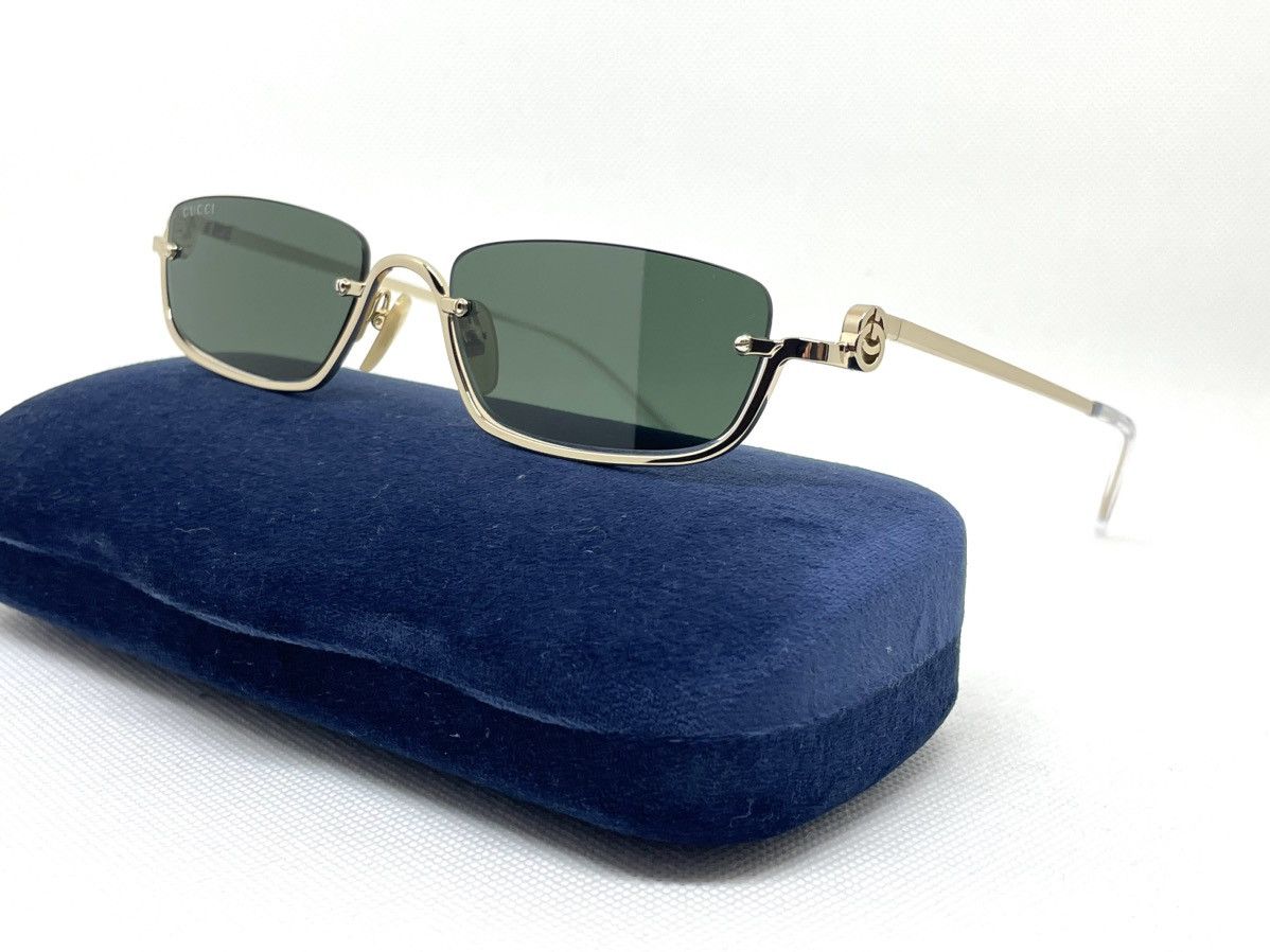 Vintage Gucci sunglasses GG1278S 002 55 Made in Japan New Collection Size ONE SIZE - 5 Thumbnail