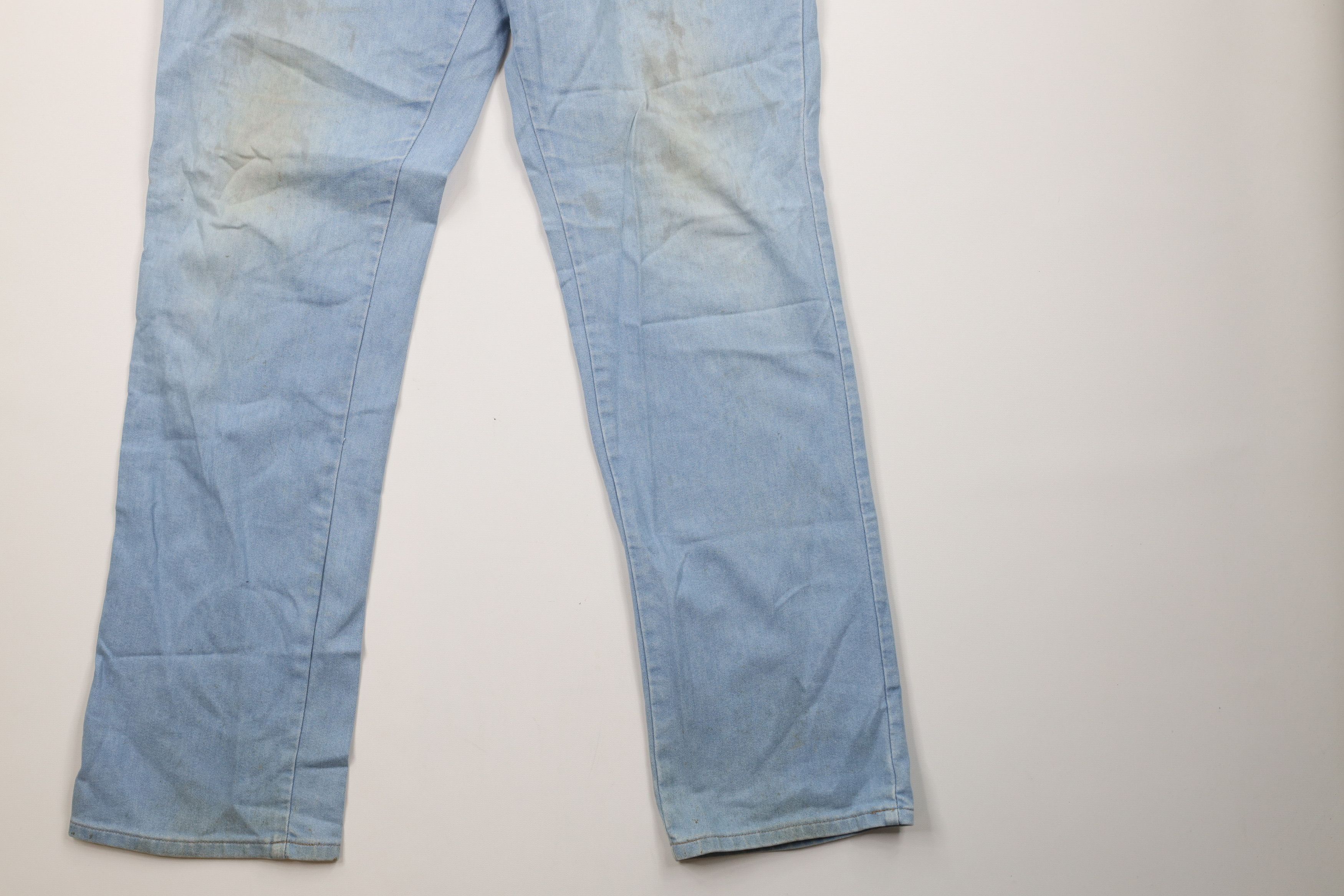 Vintage Vintage 90s Lee Flared Bootcut Denim Jeans Pants Blue USA Size US 34 / EU 50 - 4 Thumbnail