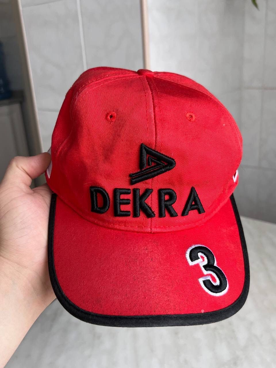 Ferrari 1998 Michael Schumacher Dekra Hat Cap Ferrari Vintage Size ONE SIZE - 2 Thumbnail