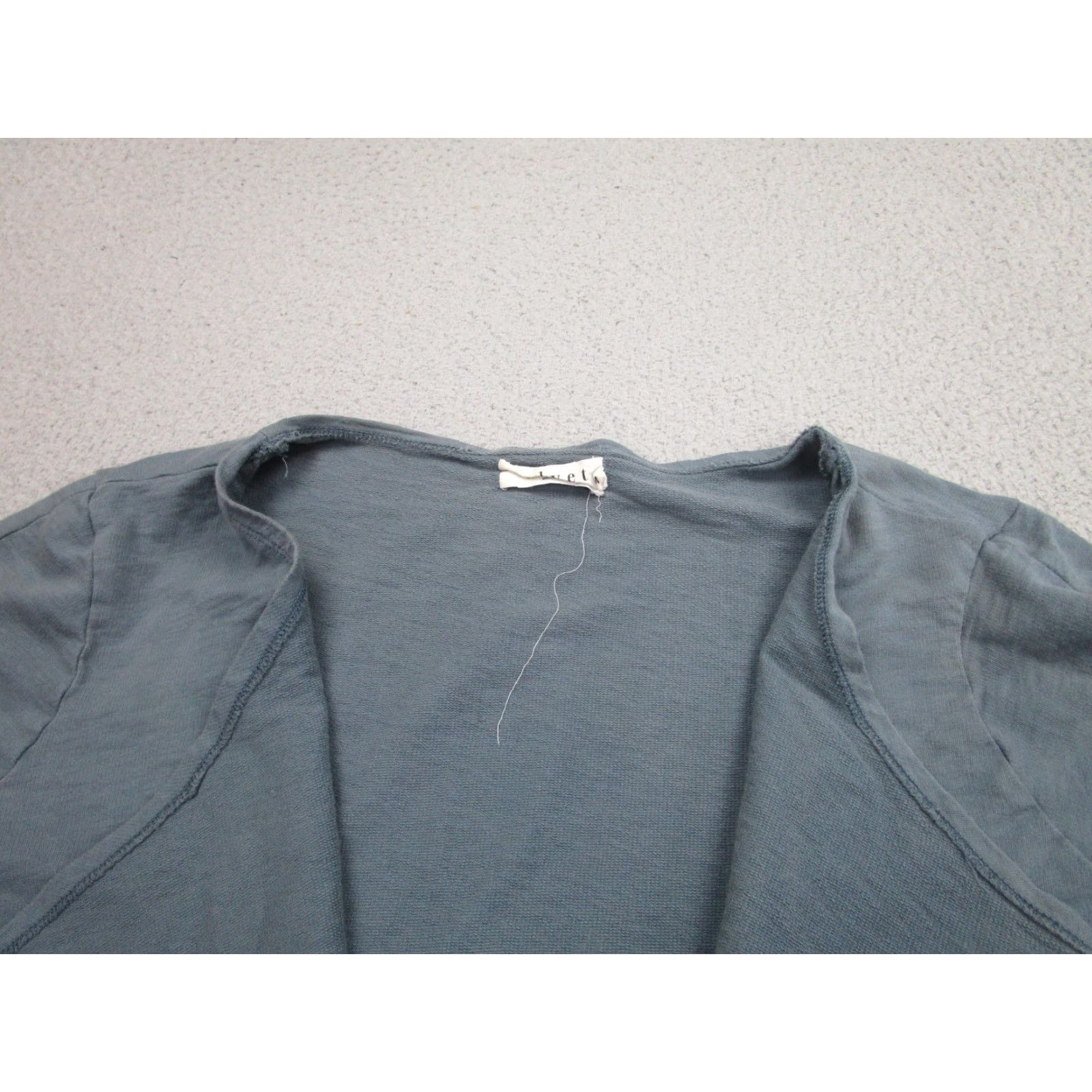 Velvet Velvet by Graham & Spencer Blouse Womens M Blue Colorblock Tunic Long Sleeve USA Size M / US 6-8 / IT 42-44 - 3 Thumbnail