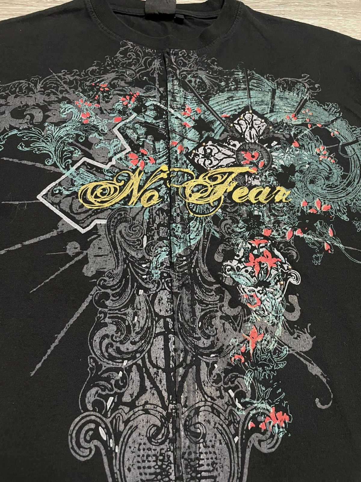 No Fear Vintage No Fear Graphic Print T-Shirt If Six Was Nine Y2K Size US L / EU 52-54 / 3 - 7 Thumbnail