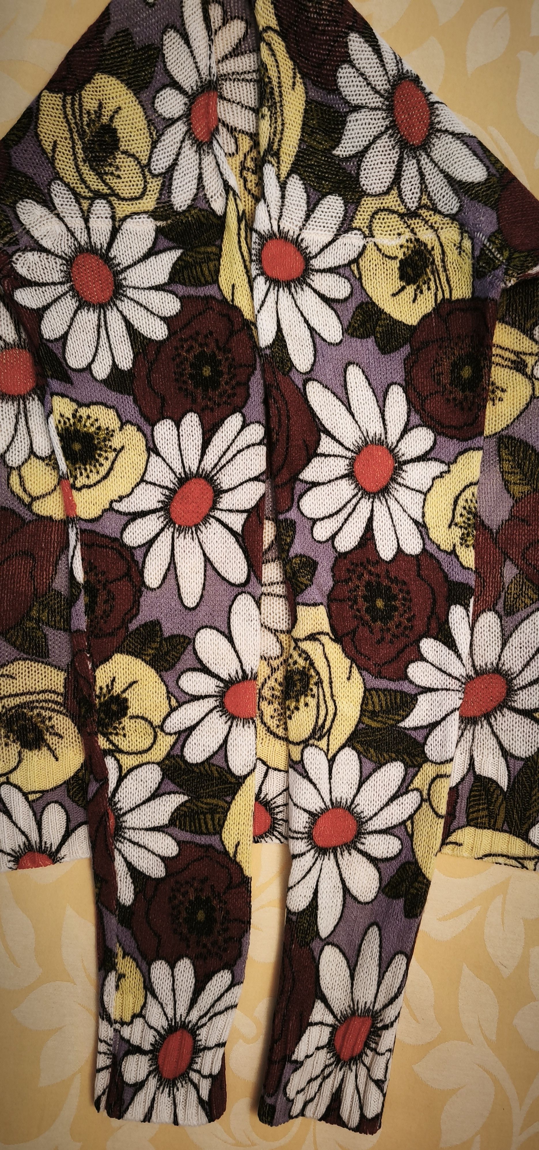 Prada Flower print oversize sweater Size S / US 4 / IT 40 - 20 Thumbnail