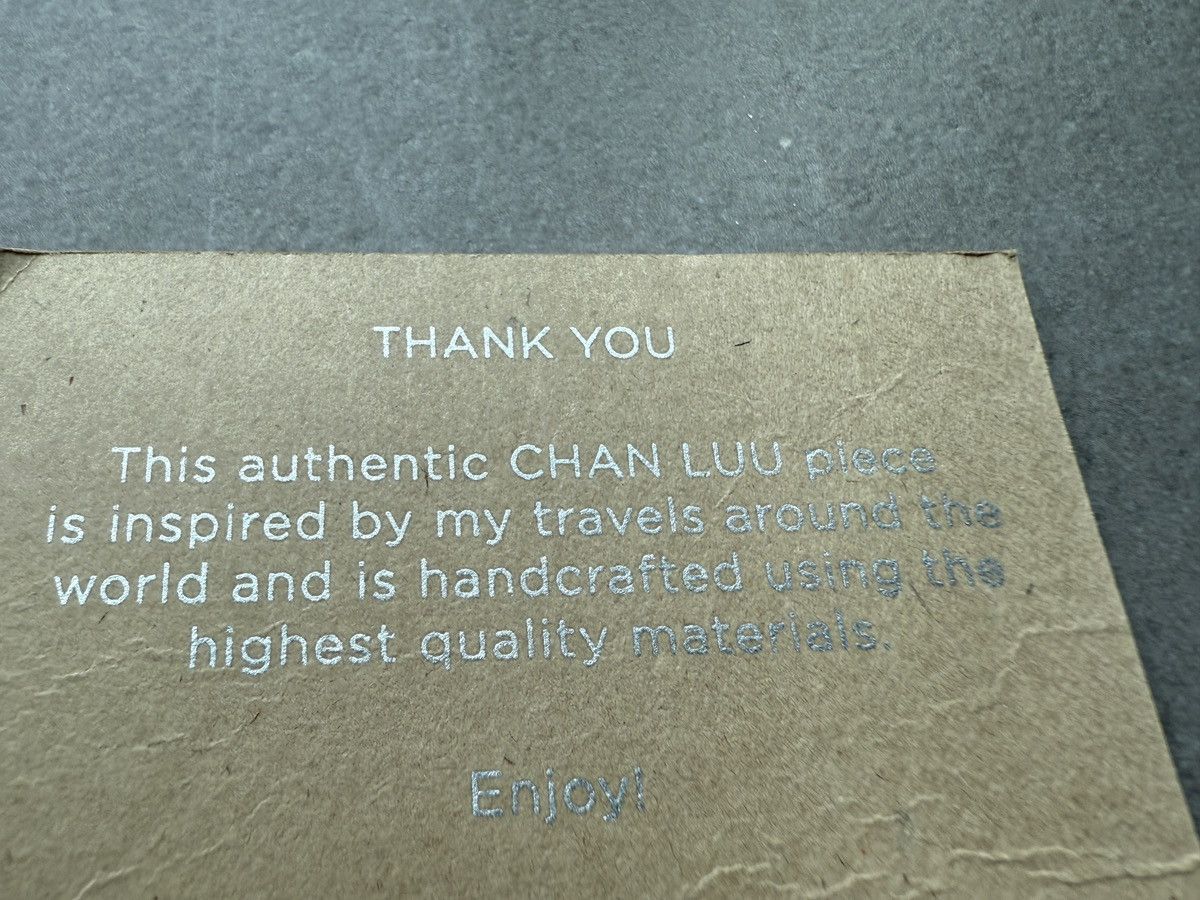 Japanese Brand CHAN LUU Hand Made Beads Leather Two Ways Necklace Bracelet Size ONE SIZE - 16 Thumbnail