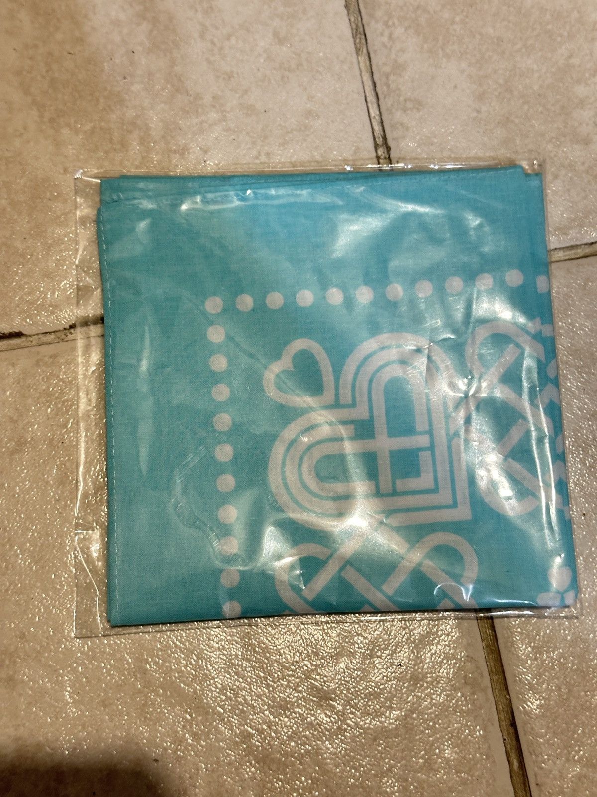 Girls Don't Cry Girls Don’t Cry Verdy Light Blue Bandana Scarf, NEW Size ONE SIZE - 3 Thumbnail