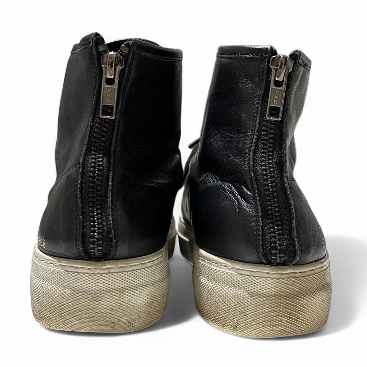 Common Projects × Designer Common Projects Achilles Mid Black Leather Shoes - Size 42 Size US 9 / EU 42 - 5 Thumbnail