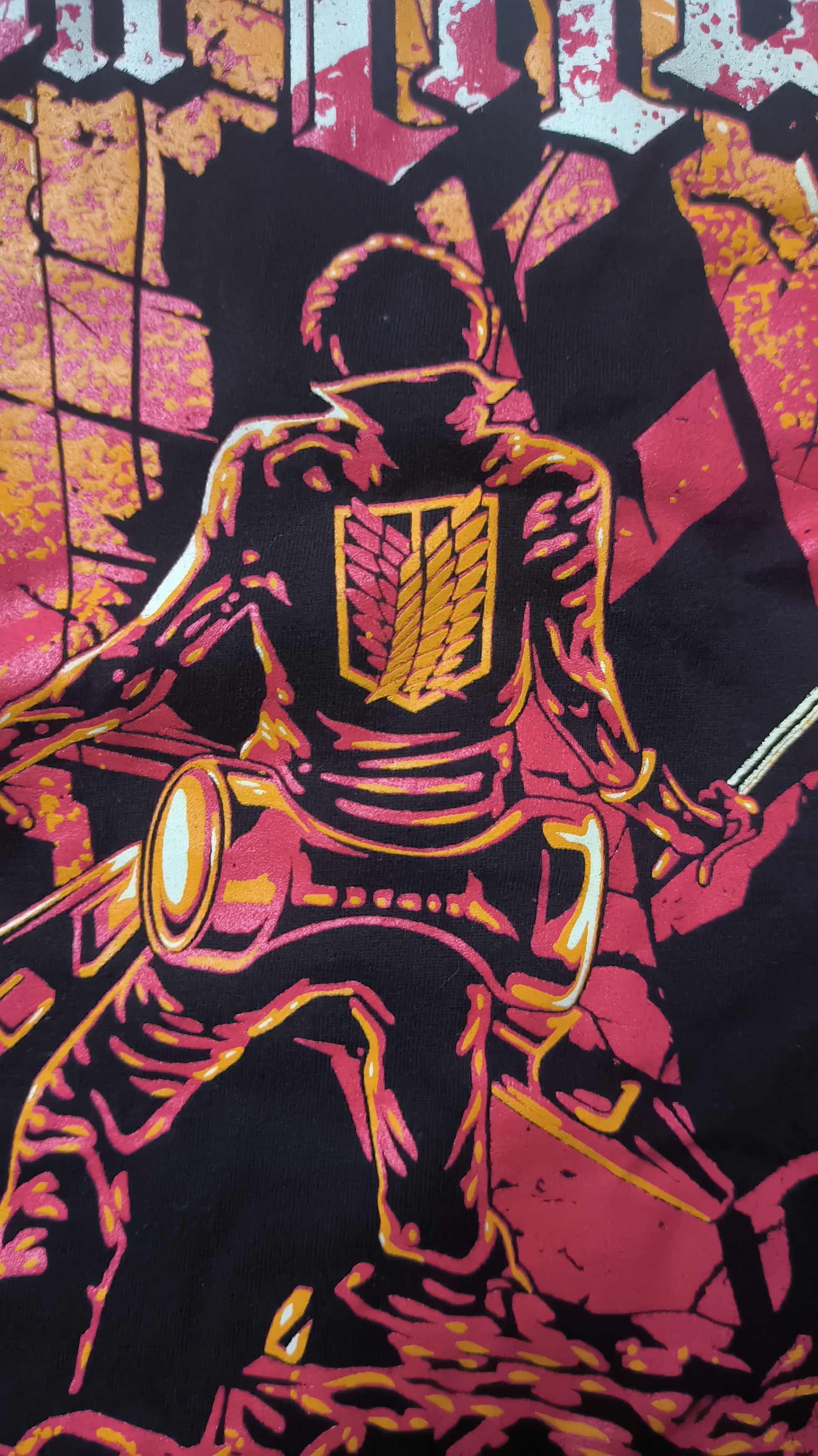 Anime × Cartoon Network × Japanese Brand RARE Bootleg Anime Attack on Titan Size US L / EU 52-54 / 3 - 5 Thumbnail