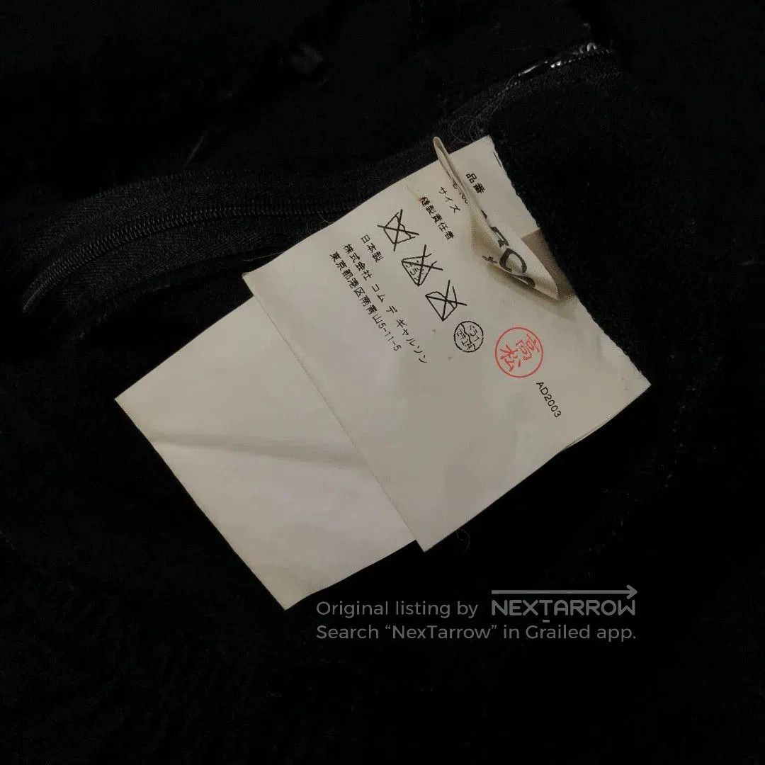 Comme des Garcons black abstract draped skirt by comme des garcons. Size 22" - 7 Thumbnail