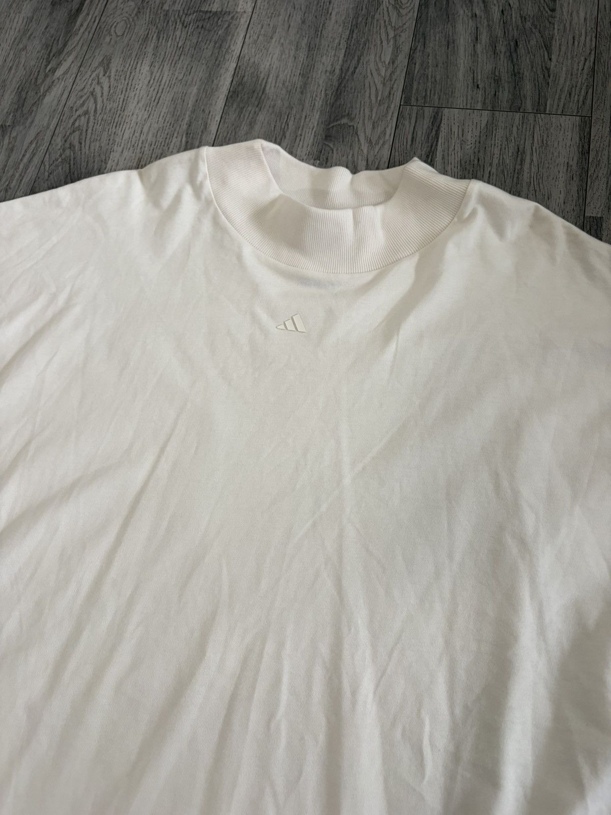 Adidas Adidas Jerry Lorenzo White Long-Sleeve Basketball Logo Tee Size US XL / EU 56 / 4 - 3 Thumbnail