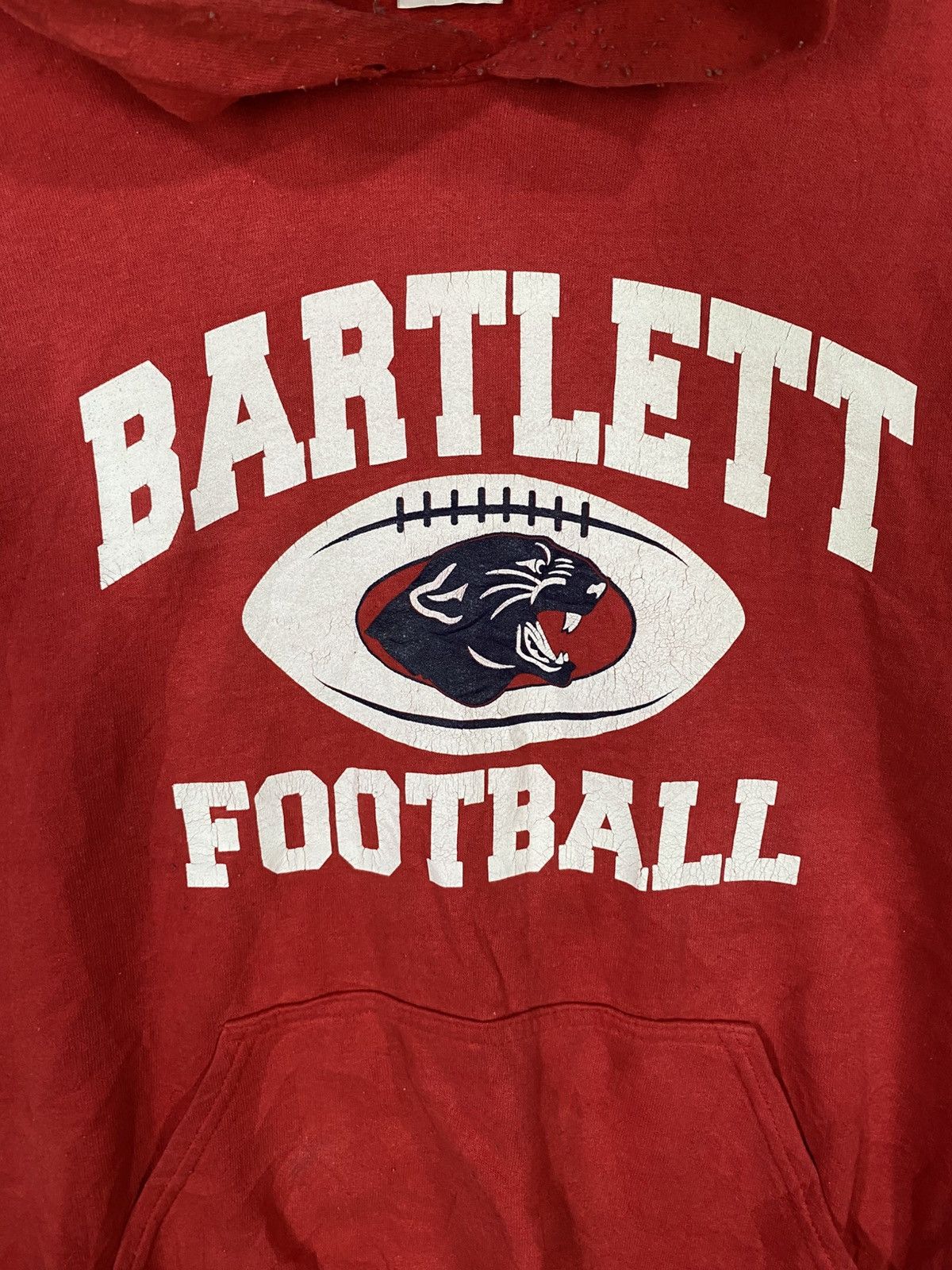 American Edition Vintage Y2K red bartlett high school football hoodie Size US L / EU 52-54 / 3 - 6 Thumbnail