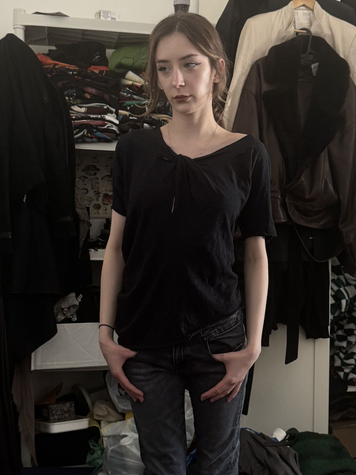 Sandrine Philippe Sandrine Philippe Paris sweep top Size S / US 4 / IT 40 - 7 Thumbnail