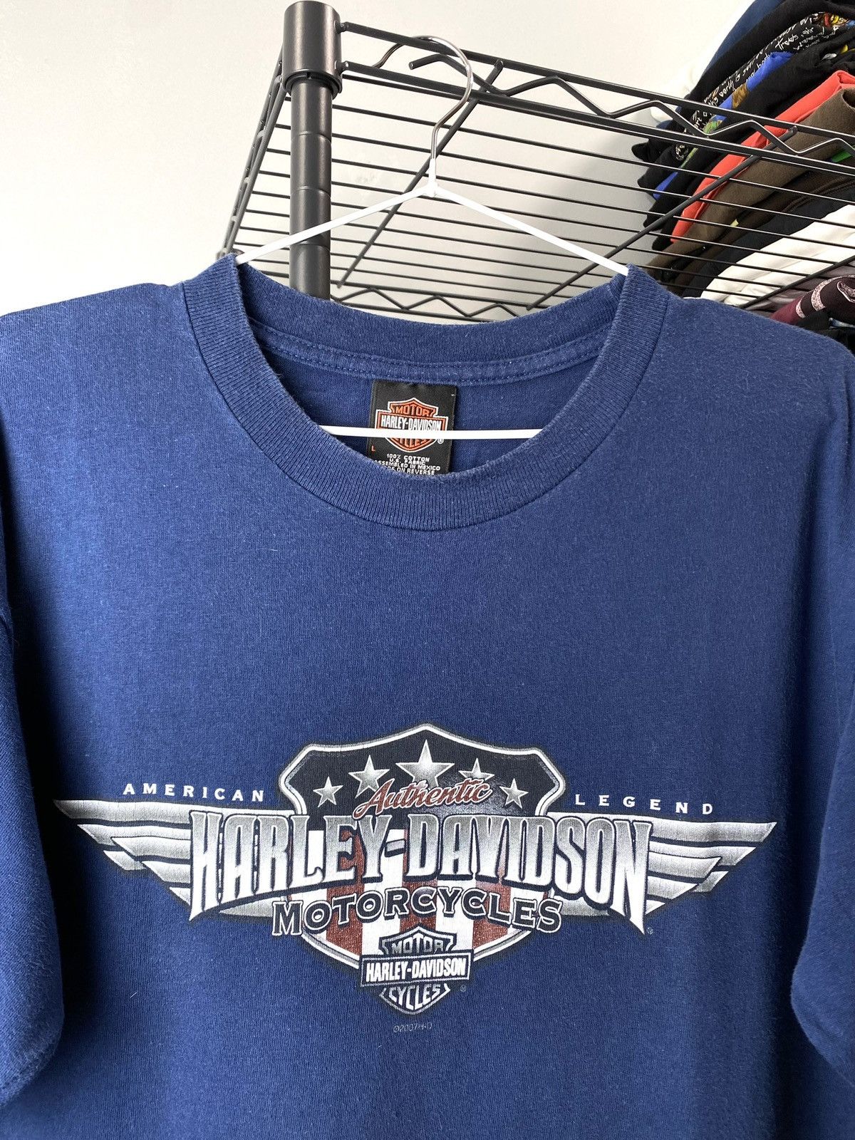Harley Davidson Vintage Harley Davidson Tee Shirt Choppers 2000’s Size US L / EU 52-54 / 3 - 3 Thumbnail