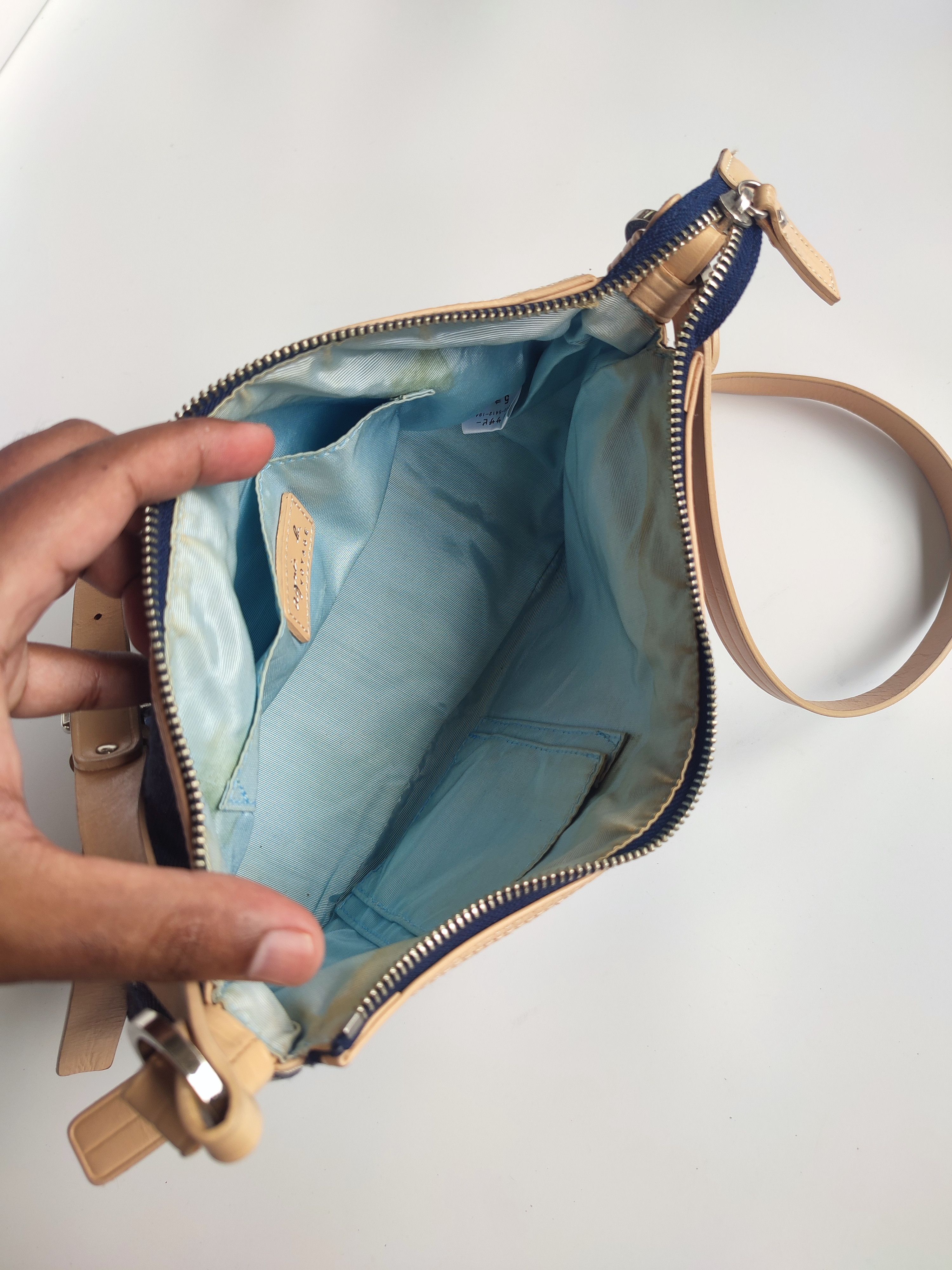 agnes b. AGNES B DENIM CROSSBODY BAG Size ONE SIZE - 10 Thumbnail