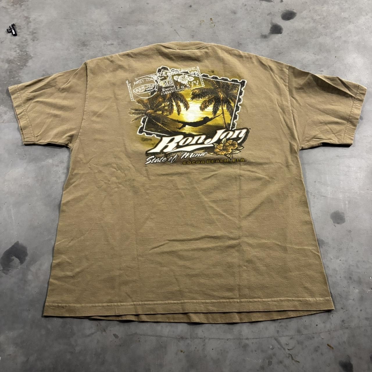 Ron Jon Surf Shop Crazy Vintage Y2K/2000s Brown Ron Jon Surf Shop Surf Graphic Tee! Size XL Size US XL / EU 56 / 4 - 1 Thumbnail