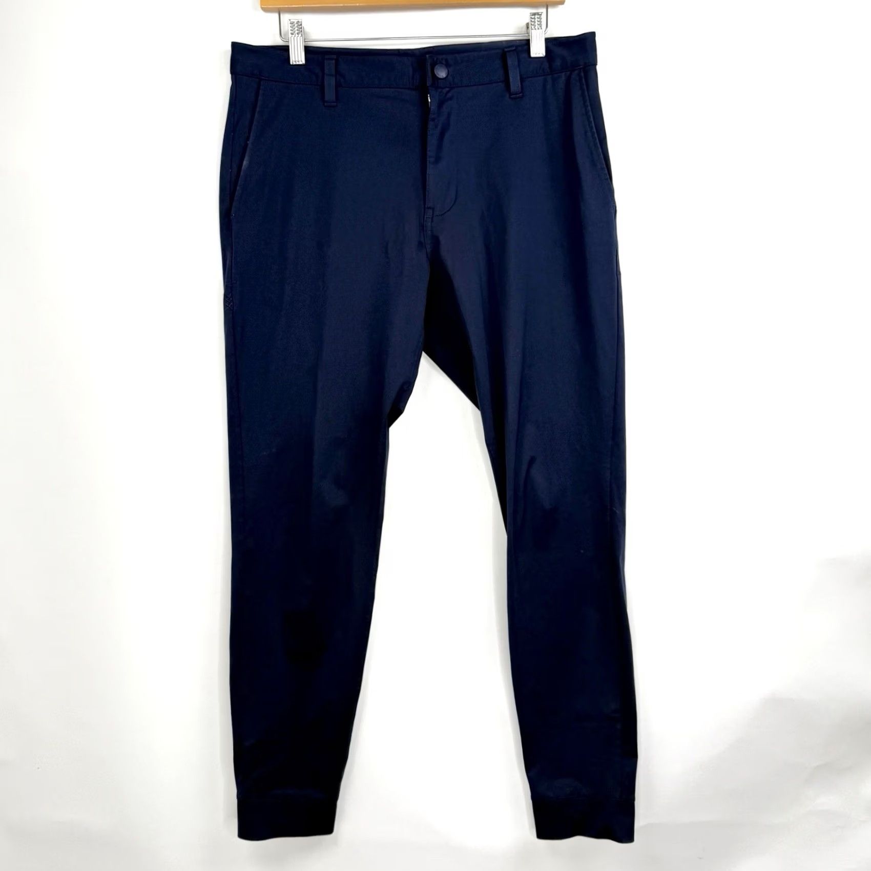 Rhone Rhone Mens Pants Commuter Slim Fit Jogger Navy Blue 32 Regular Inseam 29in Sl im Size US 32 / EU 48 - 2 Thumbnail
