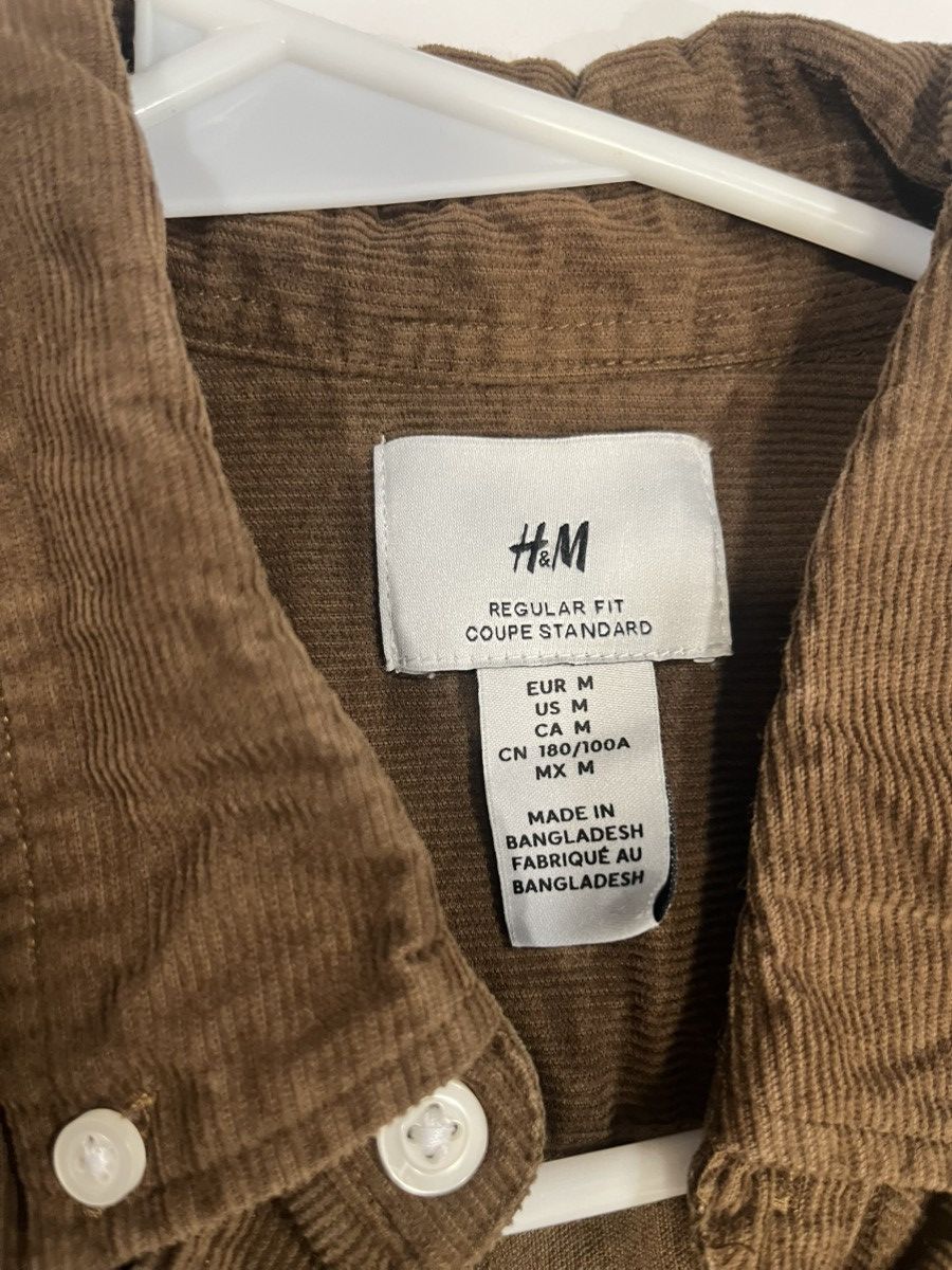 H&M H&M Light Brown Button-up Longsleeve - Medium Size US M / EU 48-50 / 2 - 6 Thumbnail
