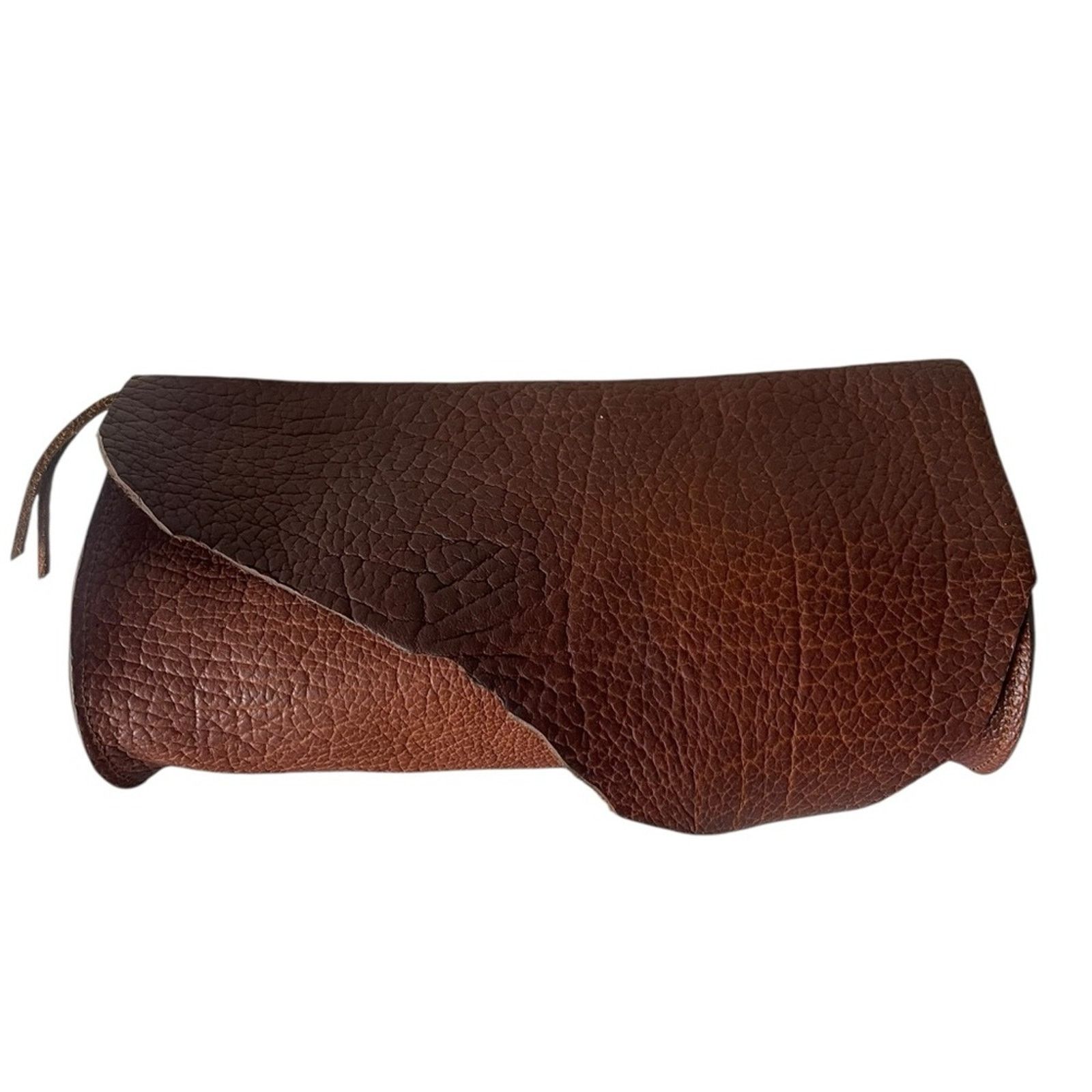 Other Stash Brown Shrunken bison baguette clutch NWT Size ONE SIZE - 1 Thumbnail
