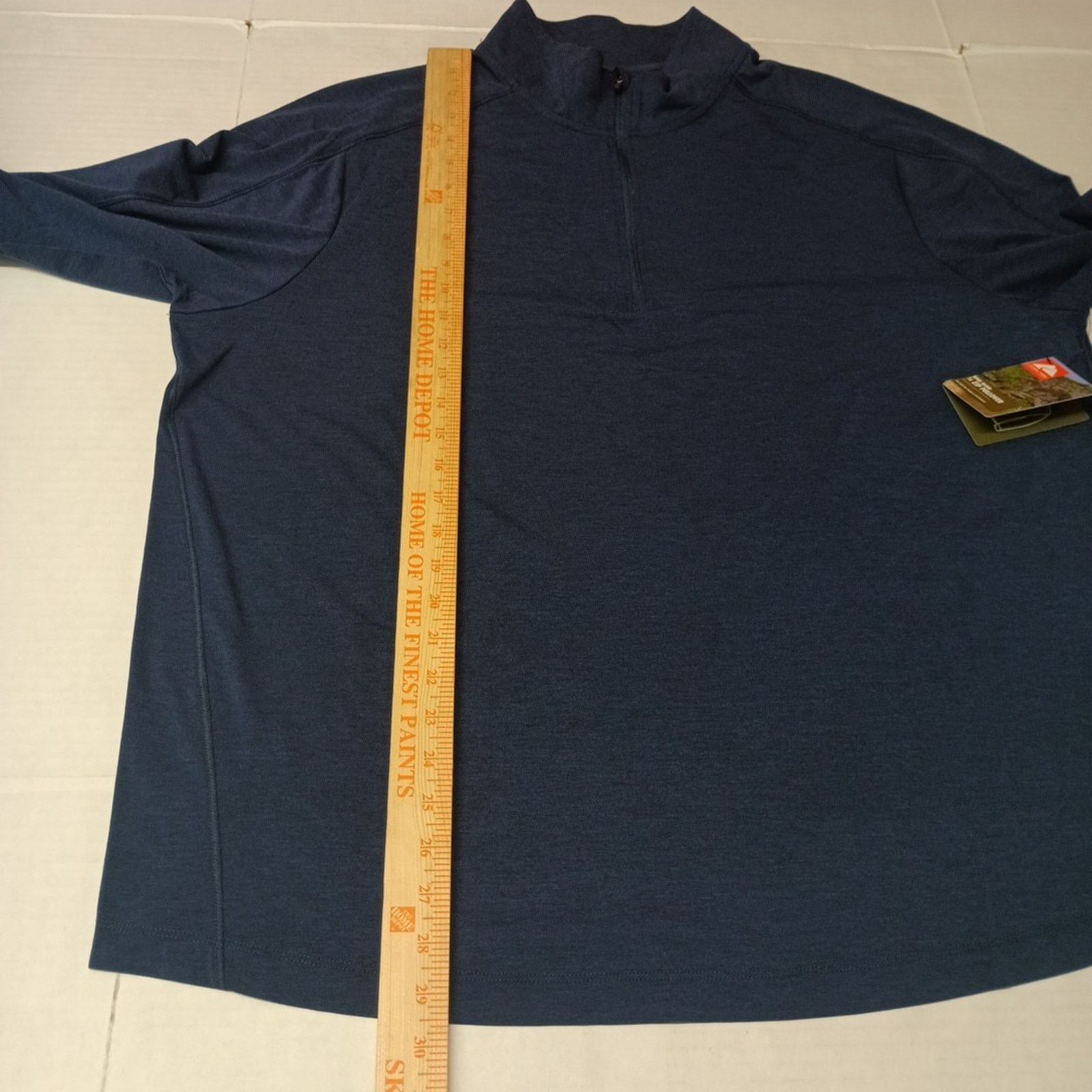 Other Ozark Trail Men's 1/4 Zip Pullover Size 2XL Blue Wool Blend Size US XXL / EU 58 / 5 - 8 Thumbnail
