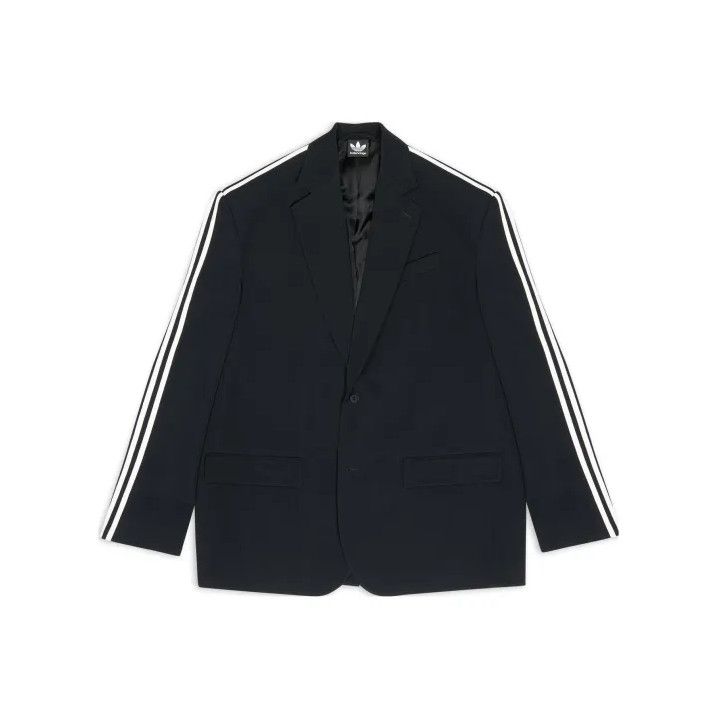 Balenciaga Balenciaga x Adidas Originals Black Blazer Size US XS / EU 42 / 0 - 1 Thumbnail