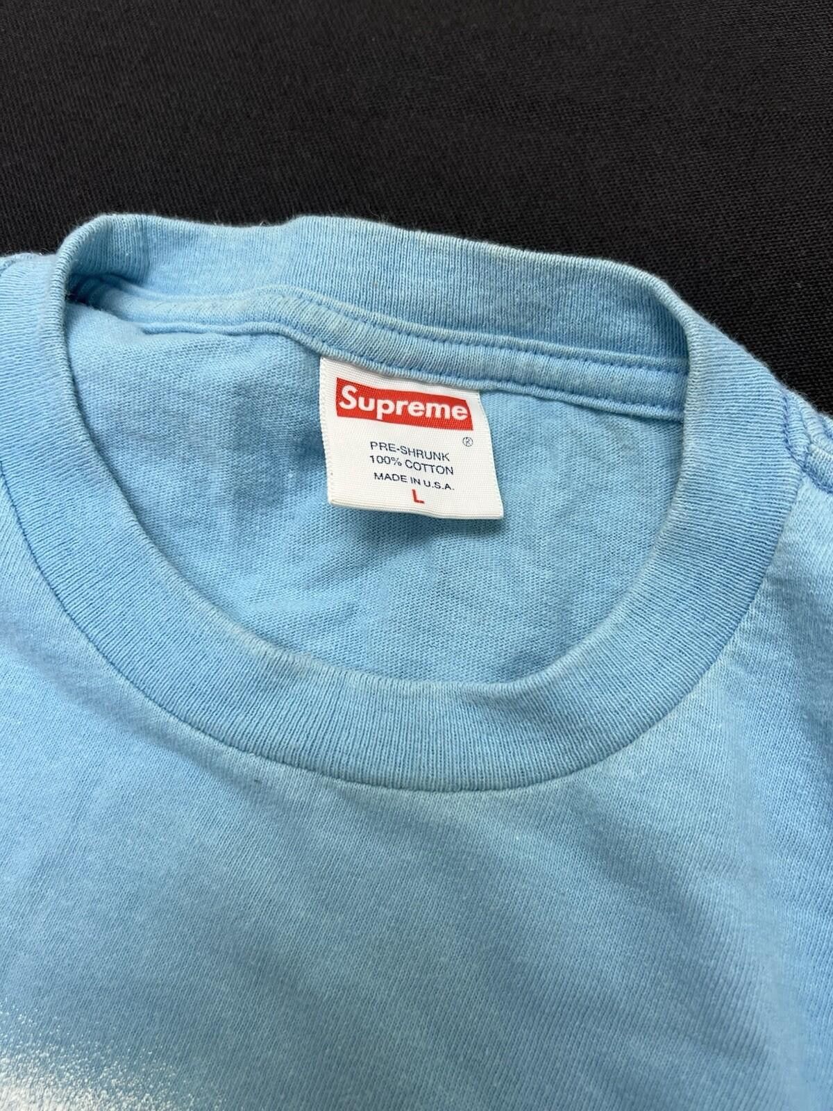 Supreme 2003 Supreme Malcolm X Graffiti Tee Light Blue L Size US L / EU 52-54 / 3 - 5 Thumbnail