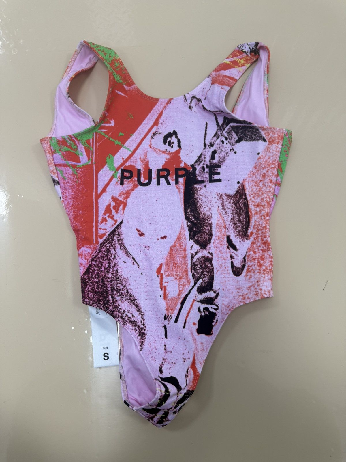 Other Purple Brand Pink Red Bodysuit Size S / US 4 / IT 40 - 3 Thumbnail