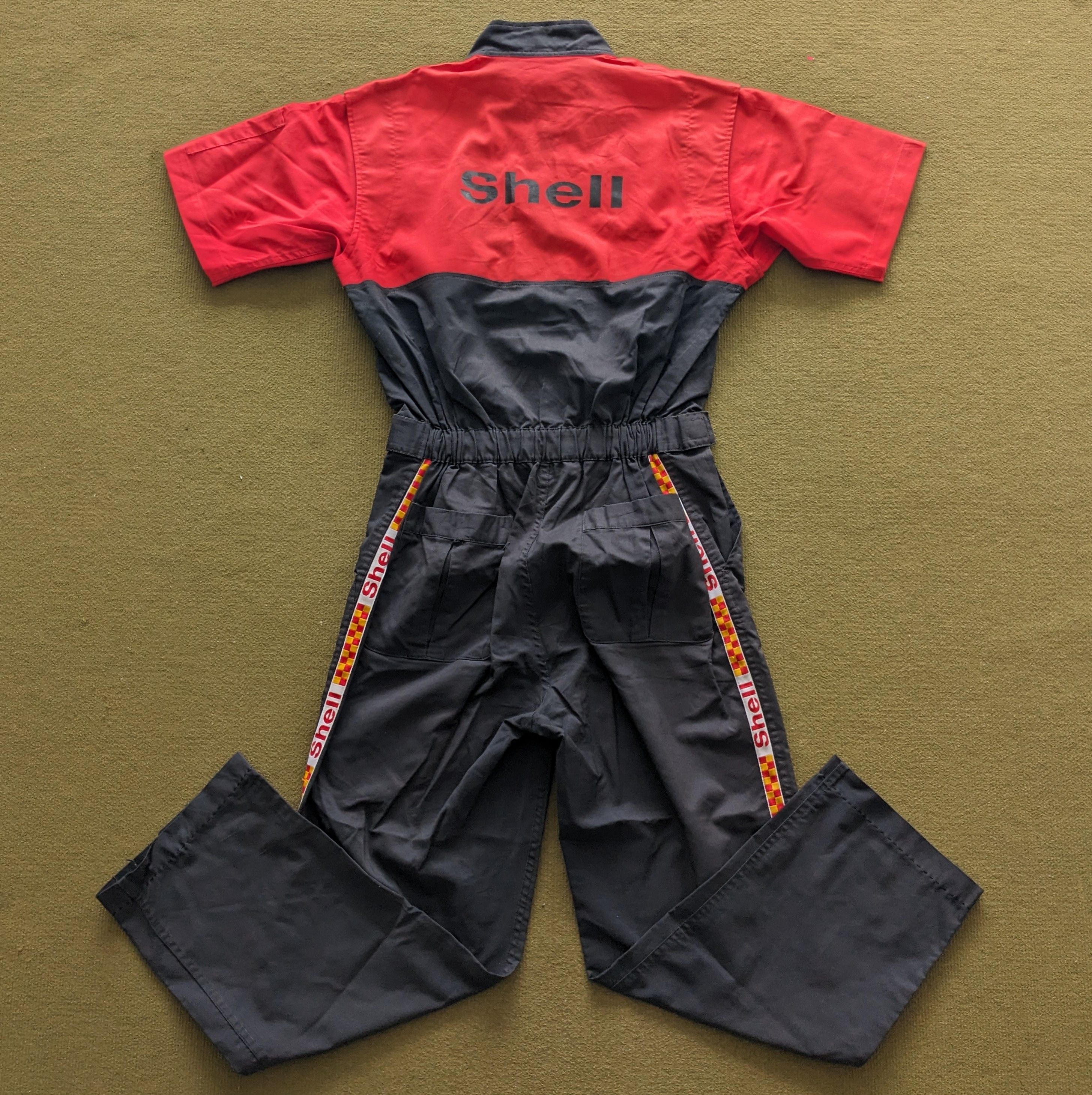 Other Vintage SHELL Racing Coverall Workwear Jacket Size US L / EU 52-54 / 3 - 3 Thumbnail