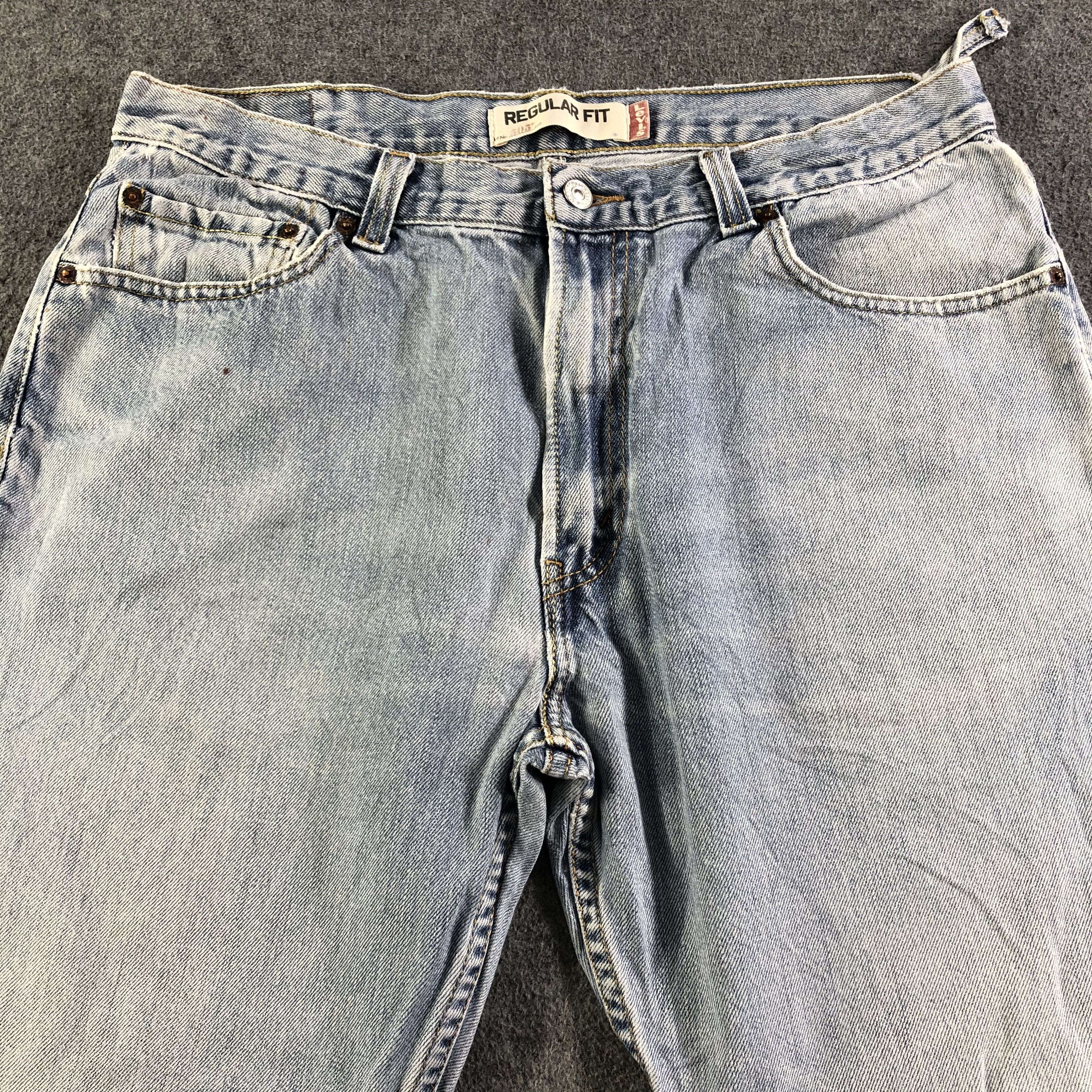 Levi's Vintage Light Wash Levis 505 Jeans-J3069 Size US 36 / EU 52 - 3 Thumbnail