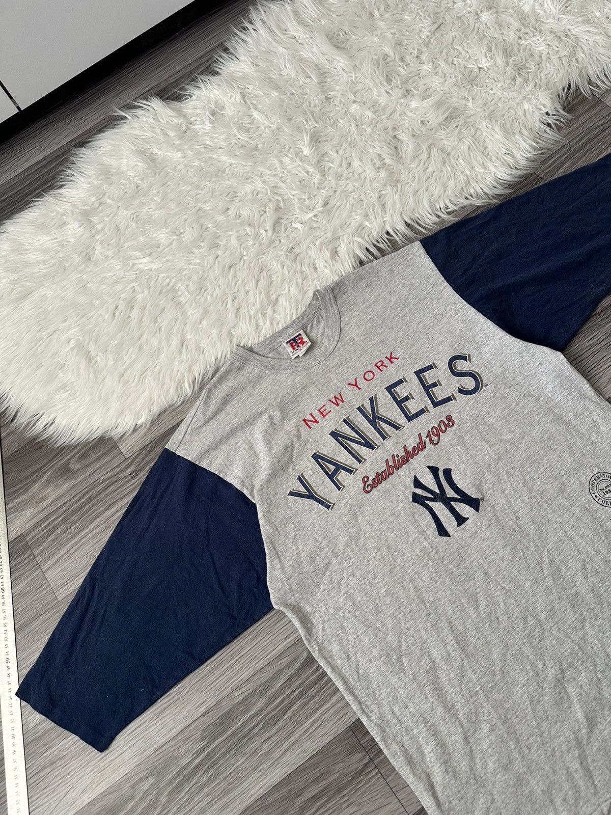 New York Yankees New York Yankees Grey 1994 MLB vintage rare Longsleeve Size US XL / EU 56 / 4 - 5 Thumbnail