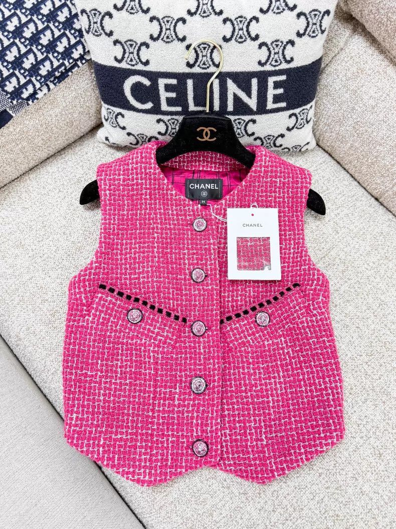 Chanel Chanel Tweed vest Size XXS / US 00 / IT 34 - 1 Thumbnail