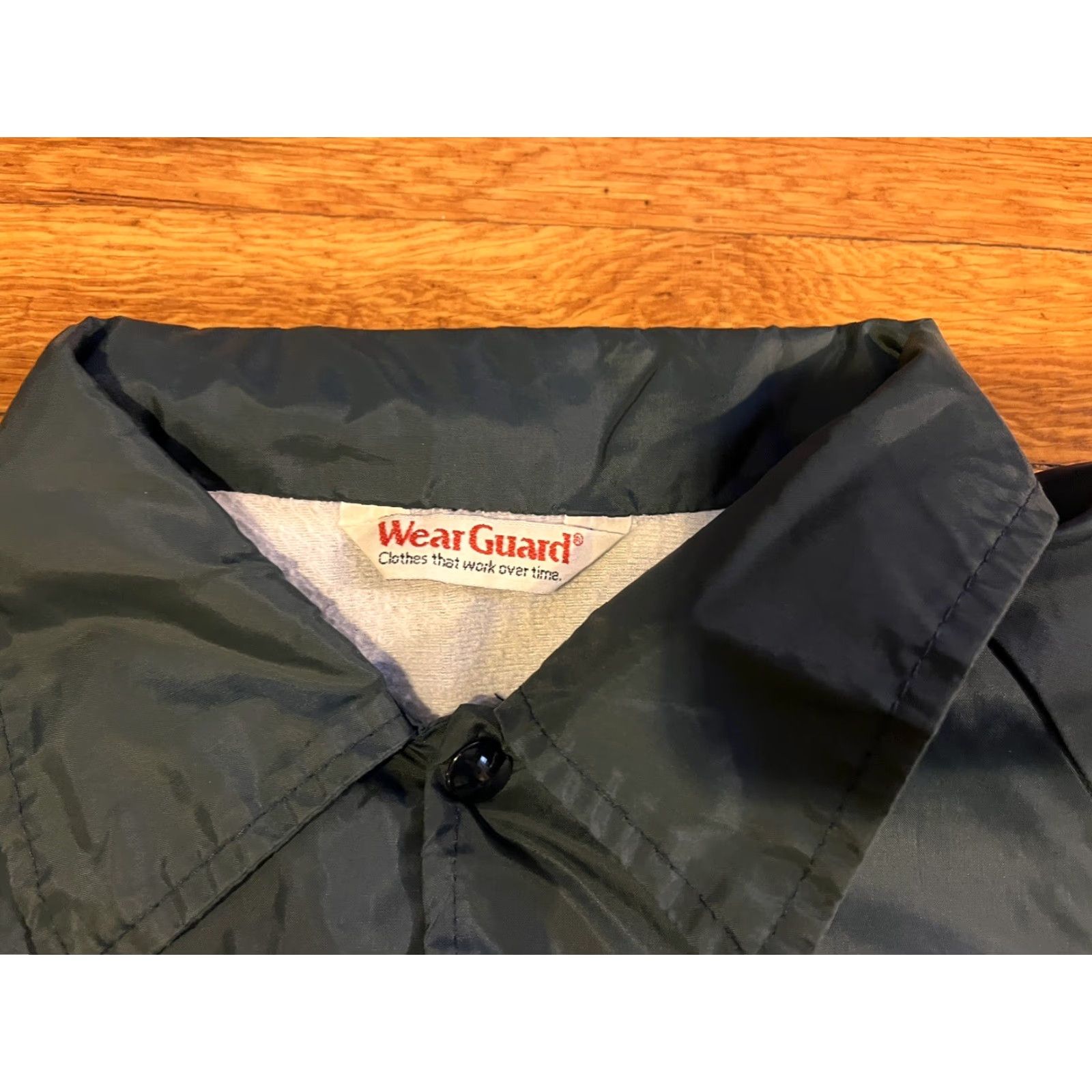 Vintage VINTAGE WearGuard Jacket Men’s XL Black 80s Bomber Water Resistant Embroidered Crown Logo Size US XL / EU 56 / 4 - 4 Thumbnail