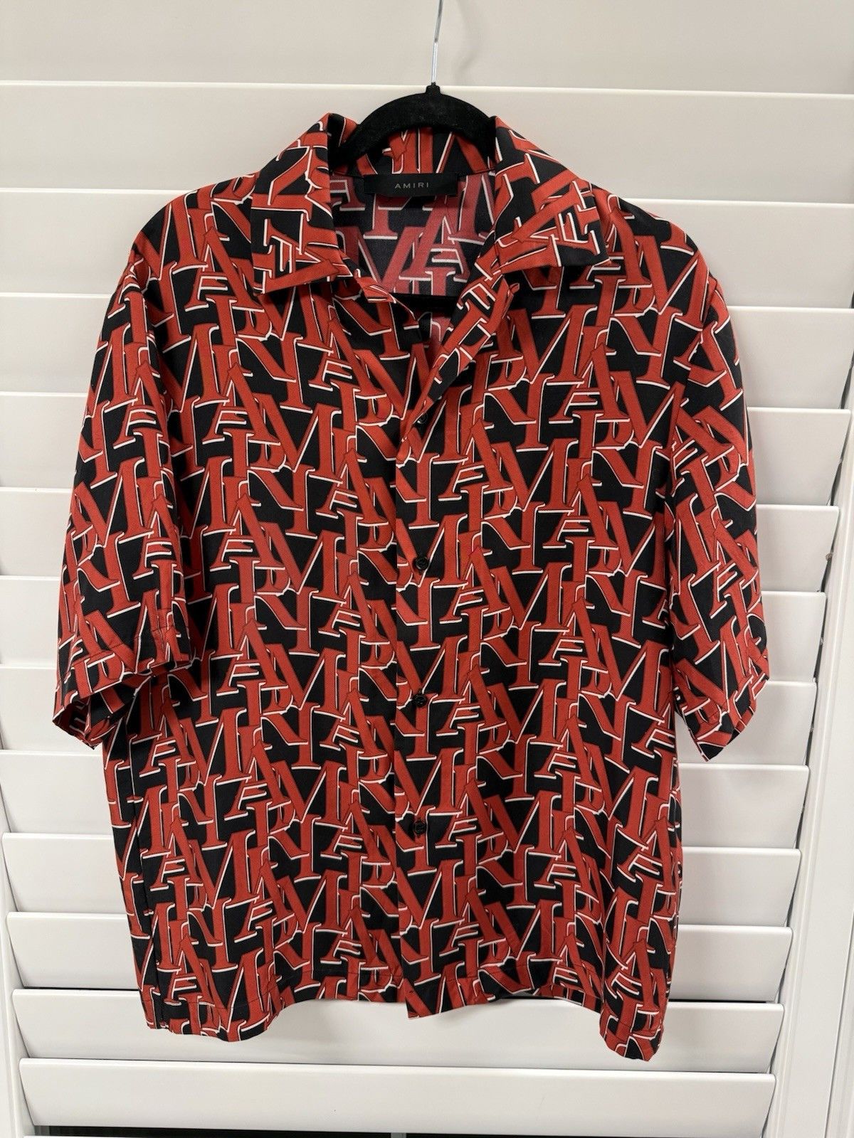 Amiri o1s1wg110825 Shirt in Red/Black Size US XL / EU 56 / 4 - 1 Thumbnail