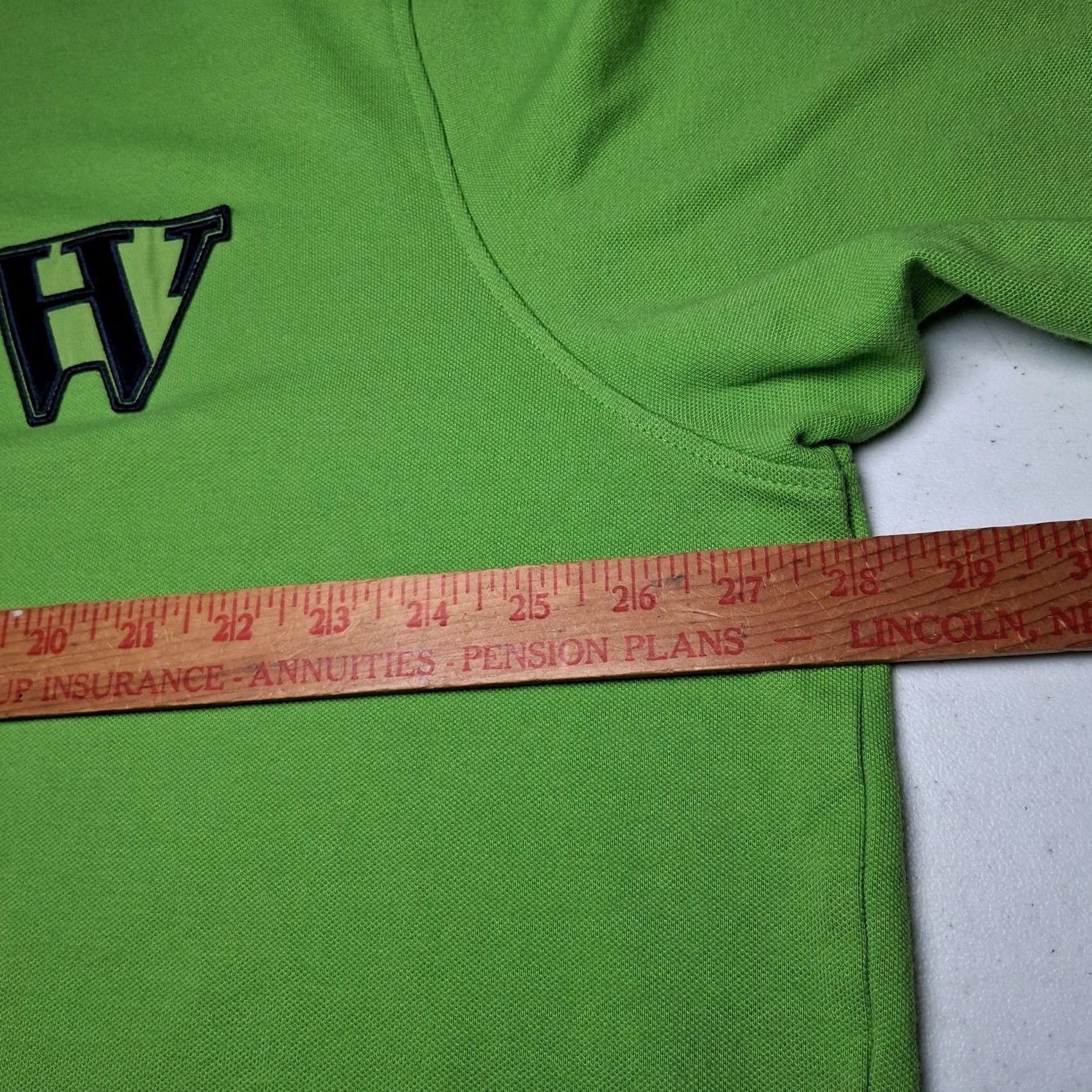 Vintage VINTAGE Houston White Polo Shirt Men 2XL Lime Green Woven W Sporty Golf Preppy Size US XXL / EU 58 / 5 - 6 Thumbnail