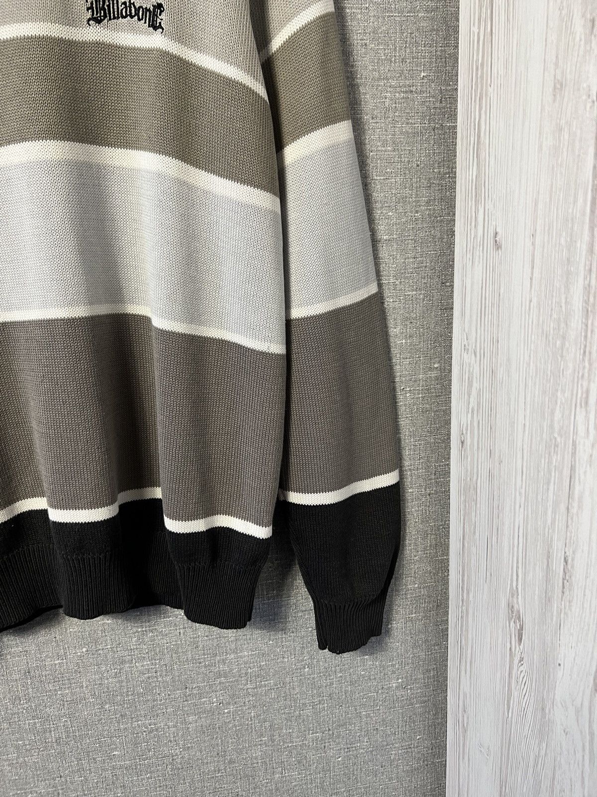 Billabong × Vintage Vintage Billabong Stripped Knitted Sweater Crewneck Jumper Size US S / EU 44-46 / 1 - 5 Thumbnail