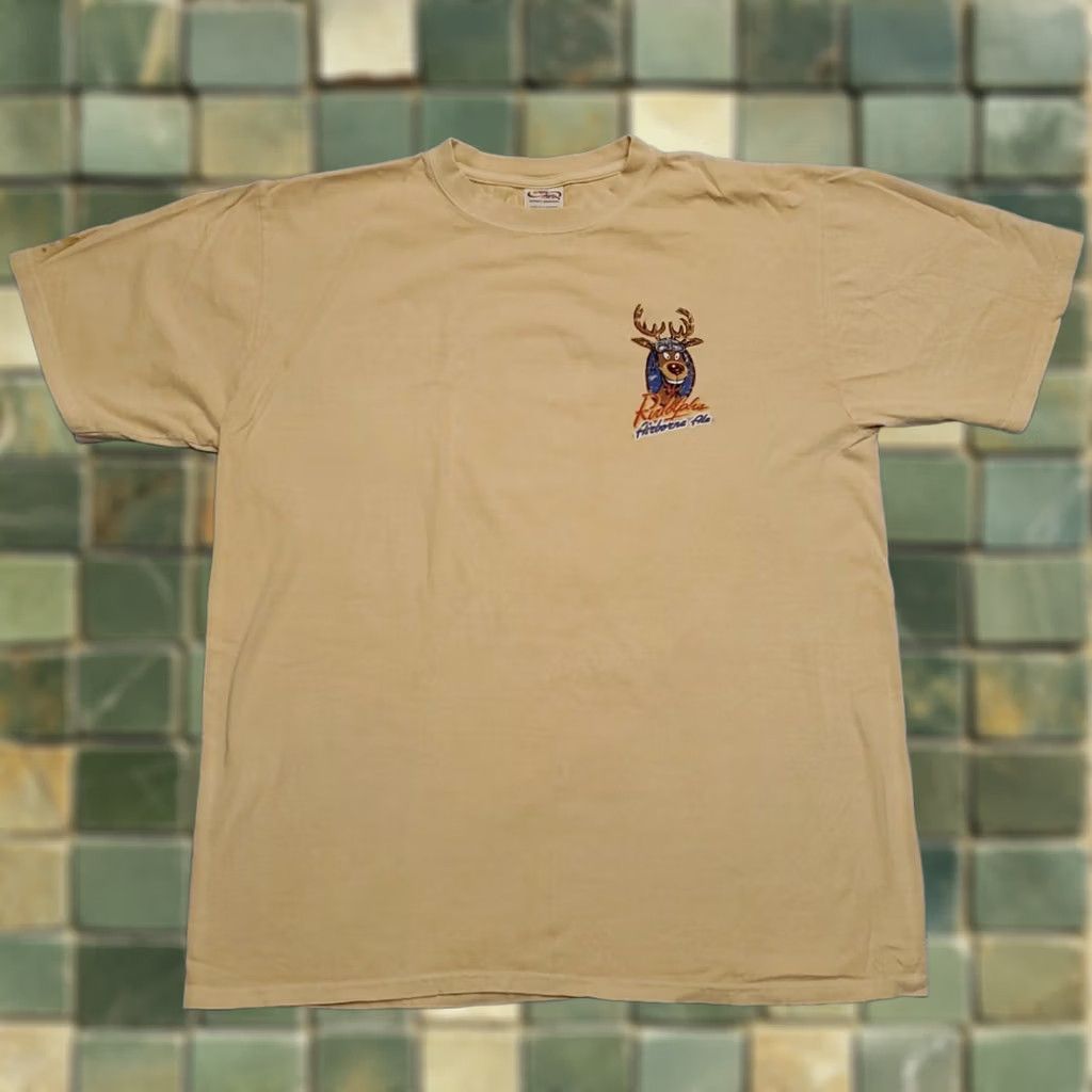 Vintage VINTAGE Crazy Shirts Mens L Beer Dyed Rudolph Airborne Ale Big Elf Brewery Christmas Shirt Size US L / EU 52-54 / 3 - 1 Thumbnail