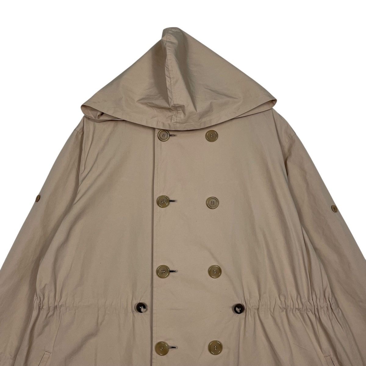 Yohji Yamamoto Yohji Yamamoto Imper Meable Hooded Coat Size M / US 6-8 / IT 42-44 - 2 Thumbnail