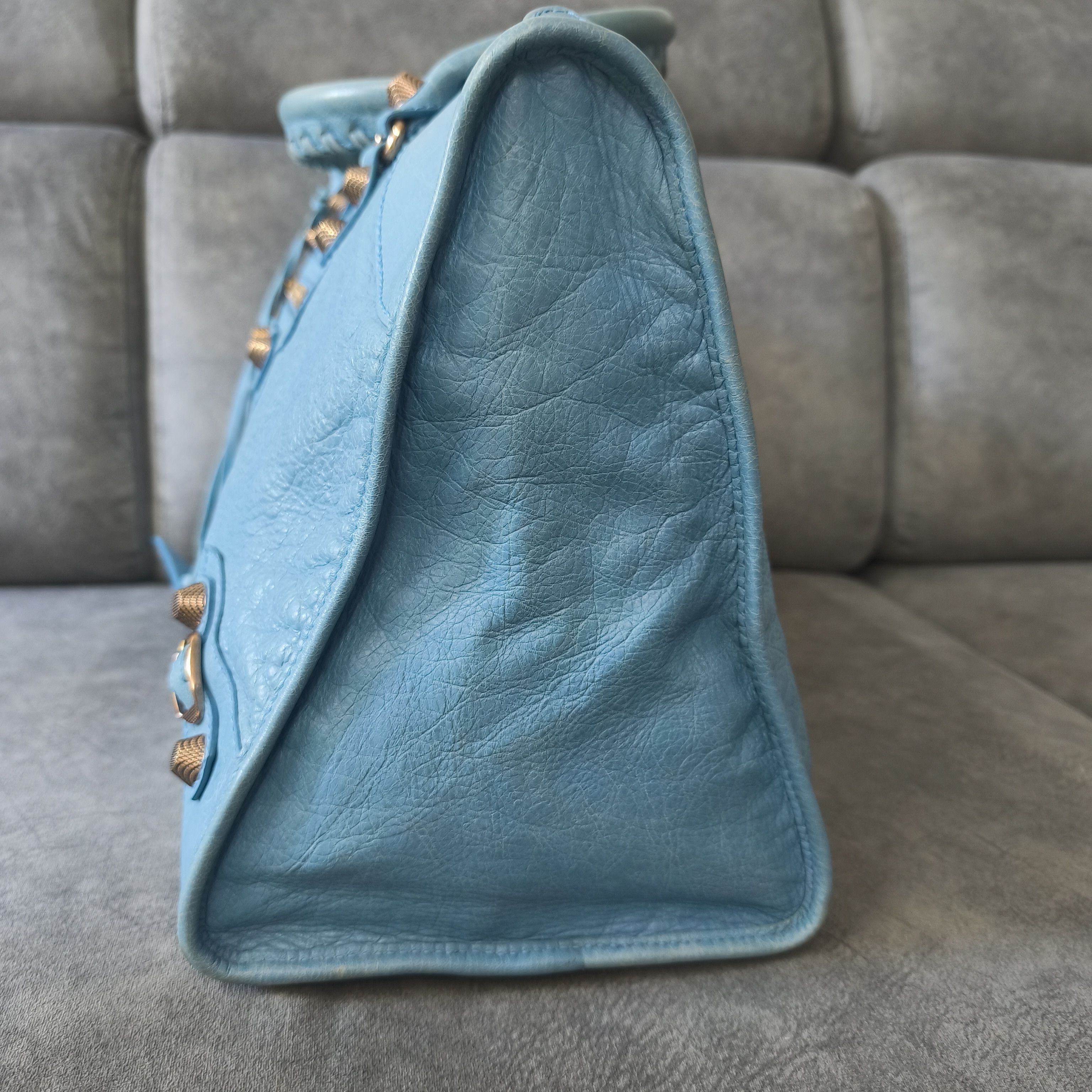 Balenciaga BALENCIAGA 2000s - Work Lambskin Giant Hardware City Bag Size ONE SIZE - 6 Thumbnail
