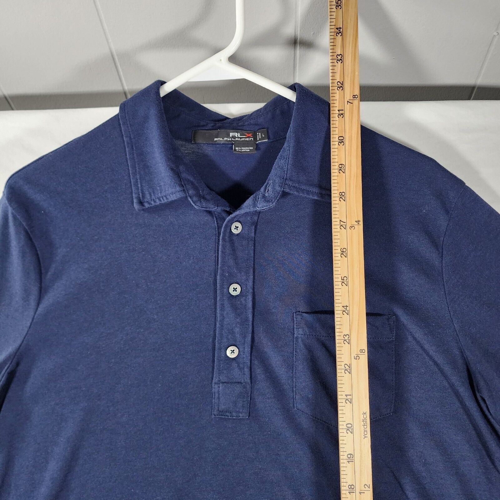 Ralph Lauren RLX Ralph Lauren Men’s Short Sleeve 1/4 Button Shirt LG Size US L / EU 52-54 / 3 - 8 Thumbnail