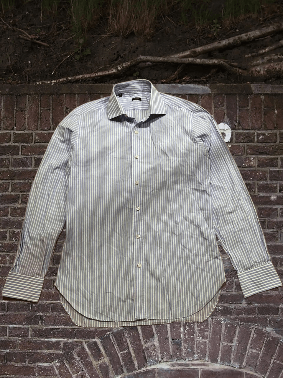 Barba Napoli Barba Napoli Button-Up Men’s Classic Casual striped shirt Size US M / EU 48-50 / 2 - 1 Thumbnail