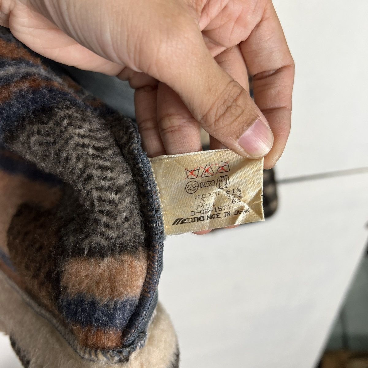 Japanese Brand 🔥 INTERROSMO PATCHWORK FLEECE JACKET NICE DESIGN Size US L / EU 52-54 / 3 - 17 Thumbnail