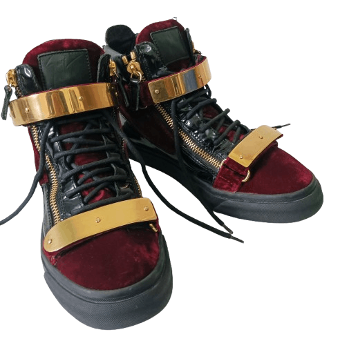 Other Giuseppe Zanotti Navy Blue/Black Coby High Tops[Authentic] Size US 7 / EU 40 - 2 Thumbnail