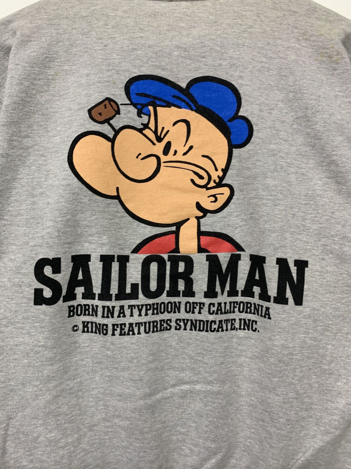 Cartoon Network Vintage 90's Popeye The Sailorman Sweatshirt Size US M / EU 48-50 / 2 - 5 Thumbnail