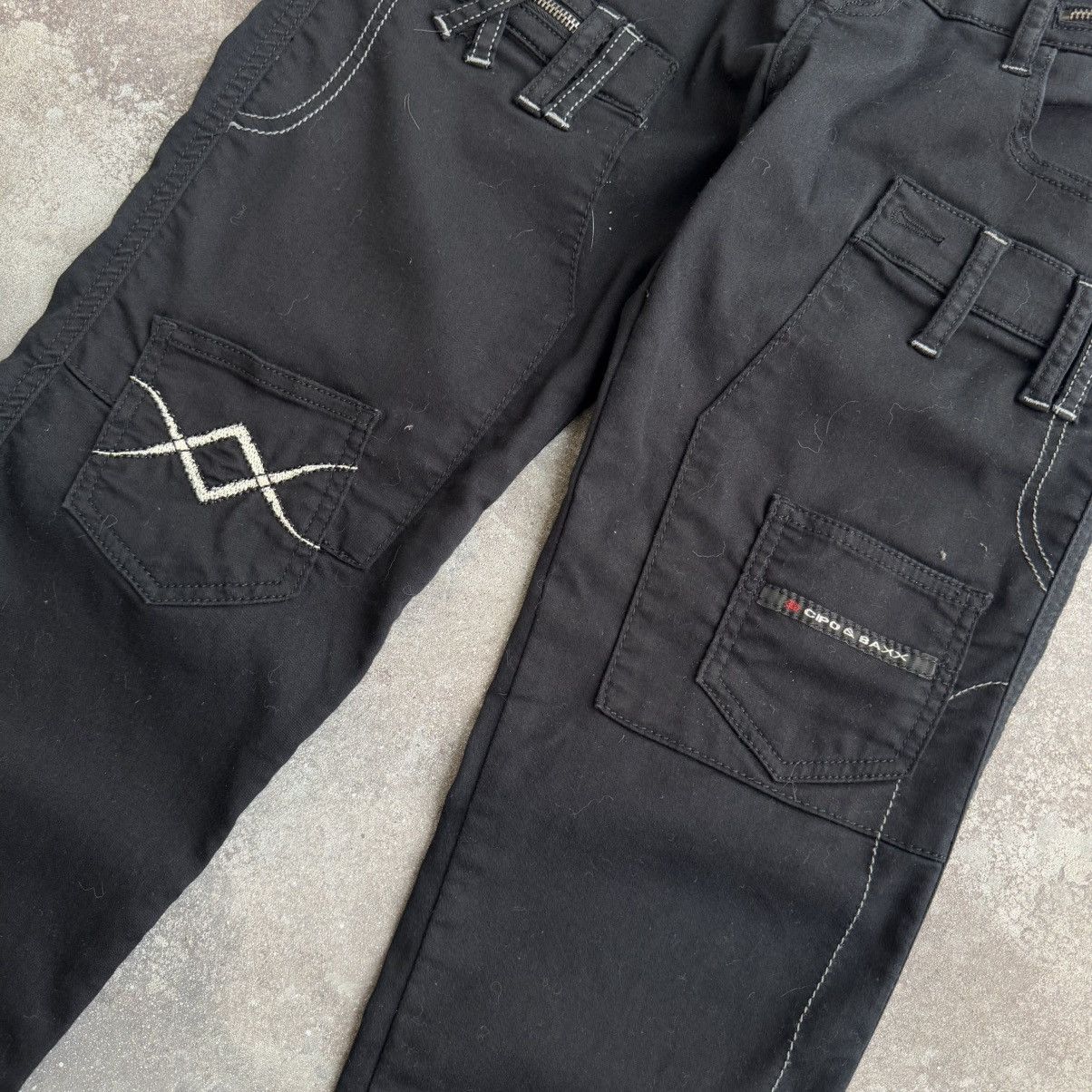 20471120 × Japanese Brand Avant Garde Vintage Y2K Black Gothic Jeans Size 30" / US 8 / IT 44 - 7 Thumbnail